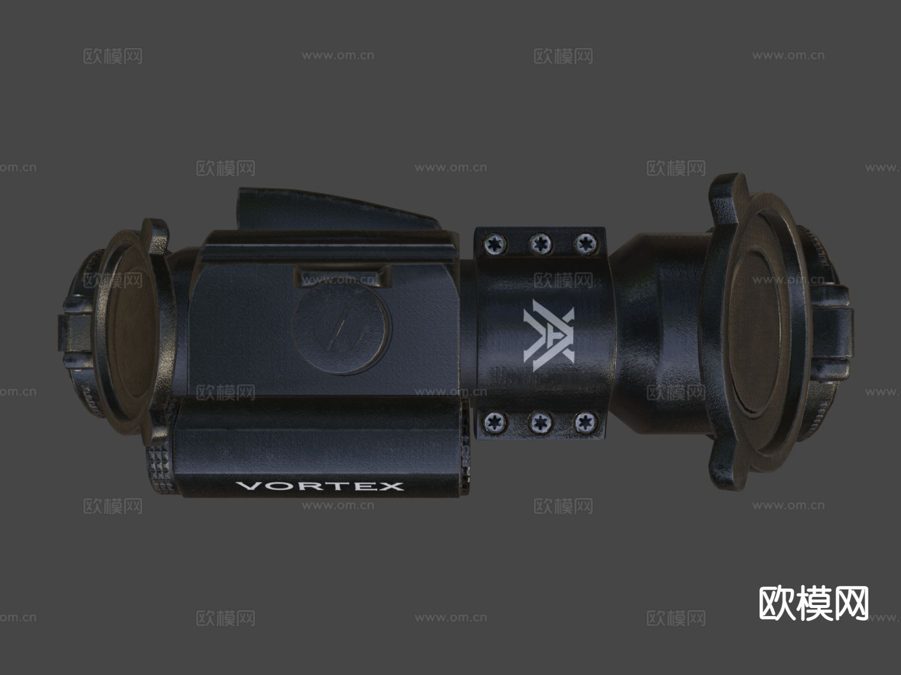 军事红点 瞄准镜su模型下载（渲染图7）