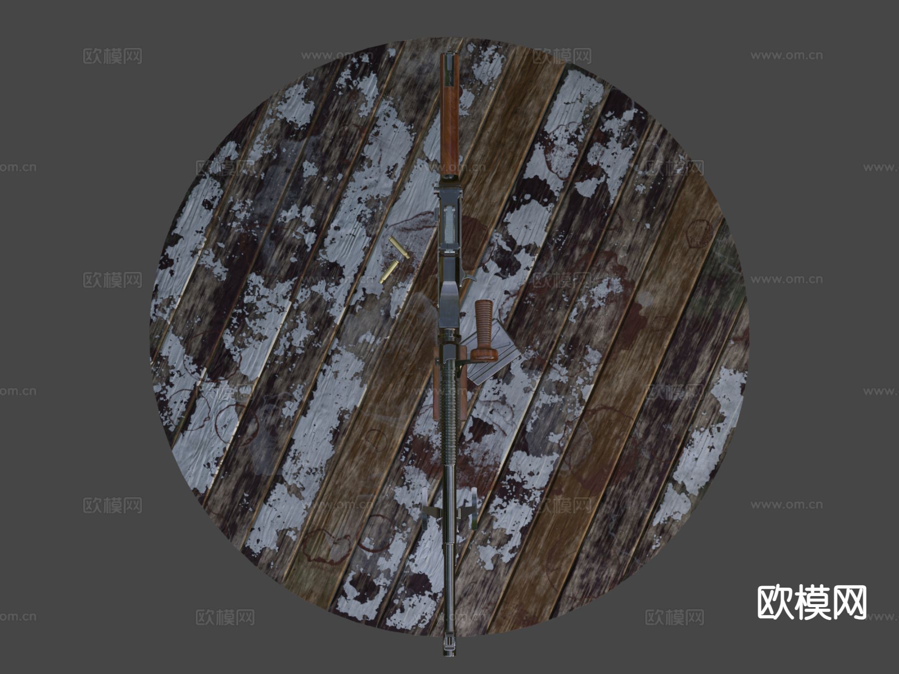 轻机枪 枪支 枪械su模型下载（渲染图7）