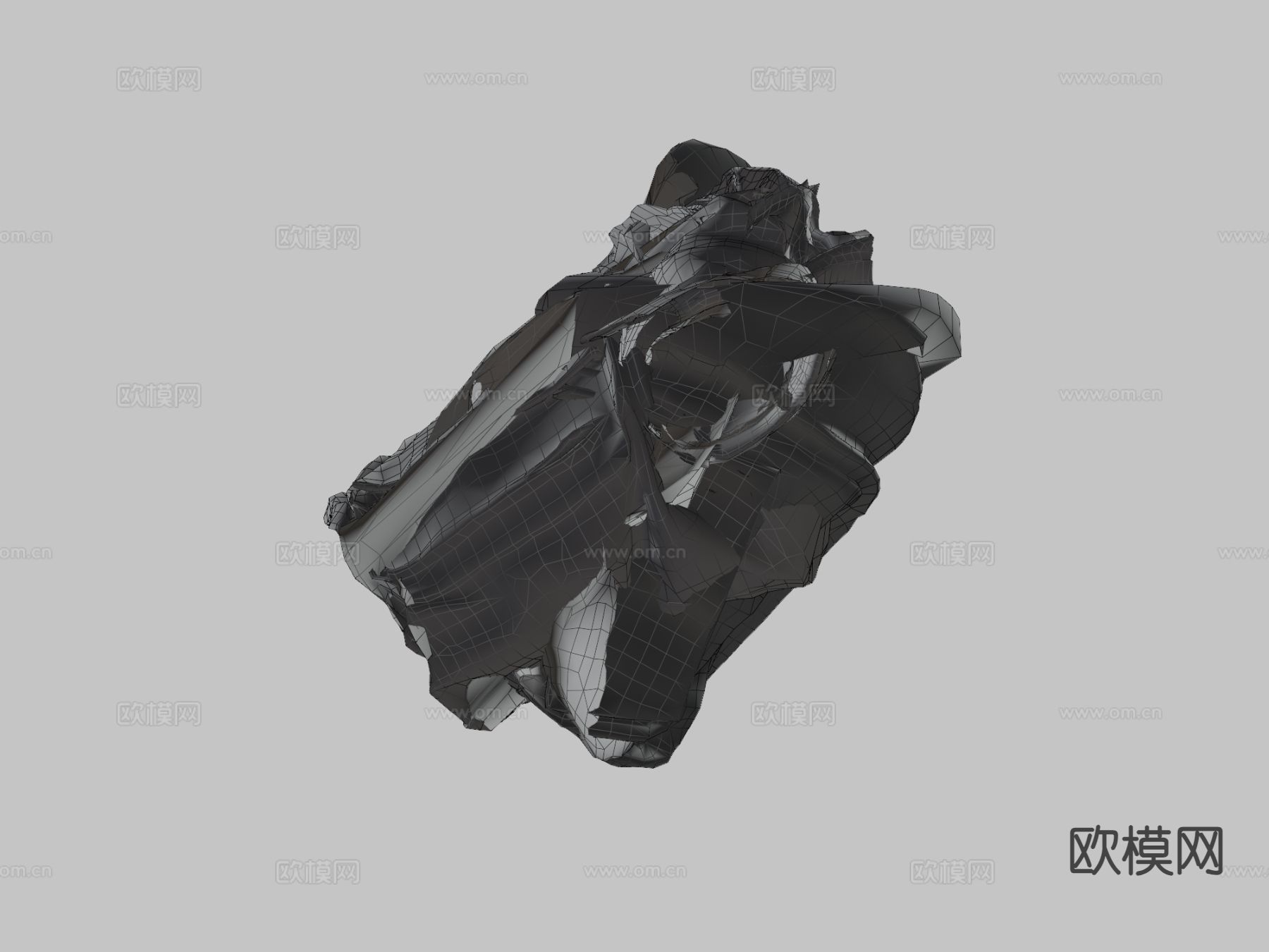 手枪 枪支 弹夹su模型下载（渲染图1）