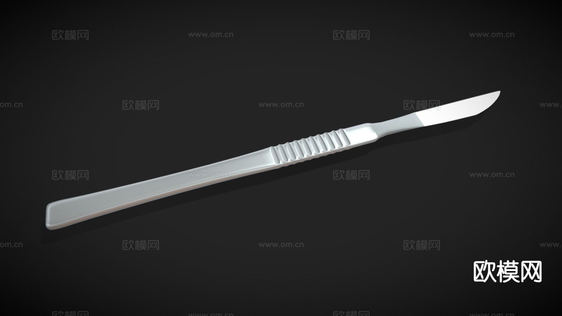 医疗器材 手术刀su模型下载（渲染图2）