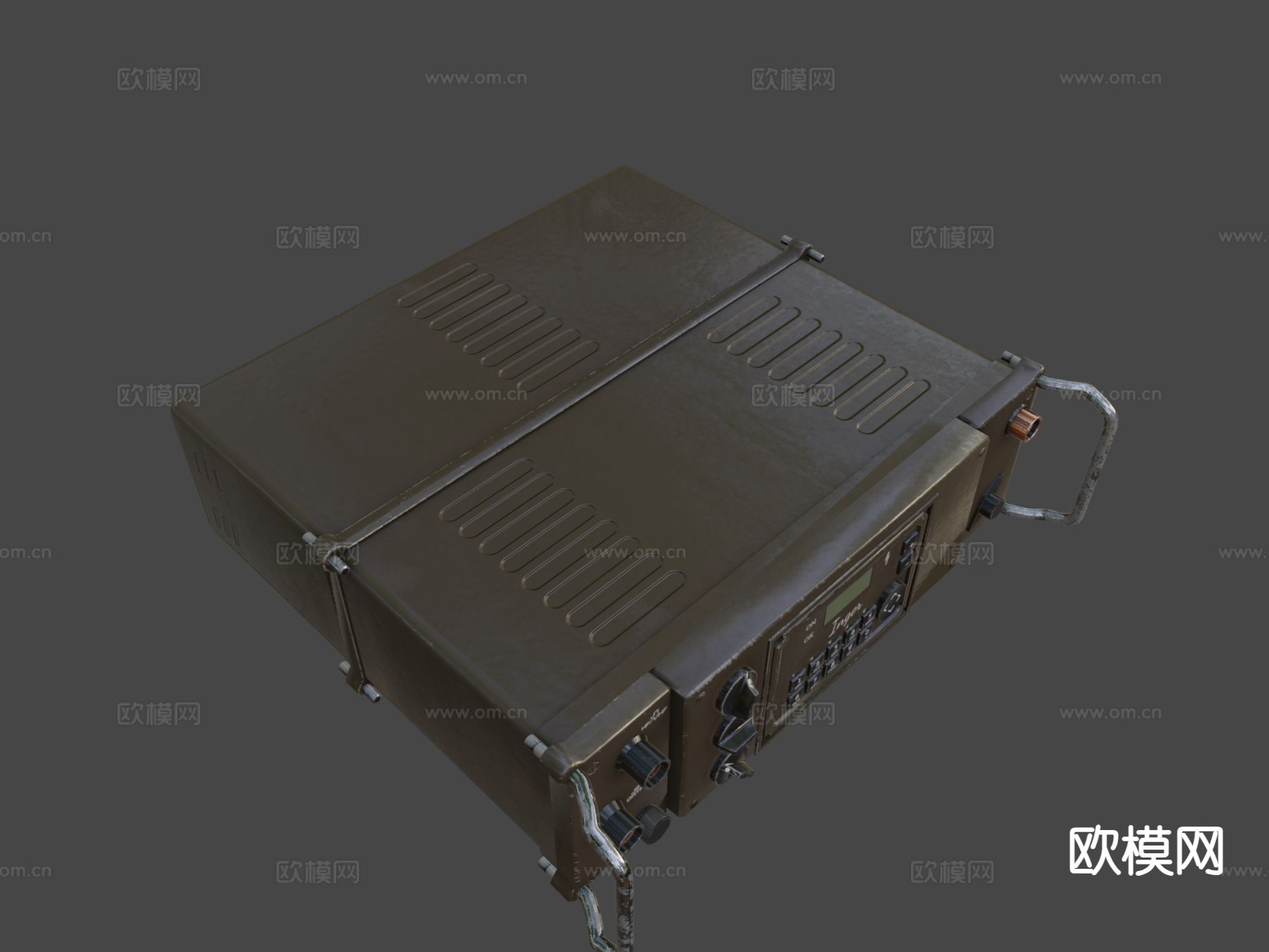 军用无线电 发报机su模型下载（渲染图4）