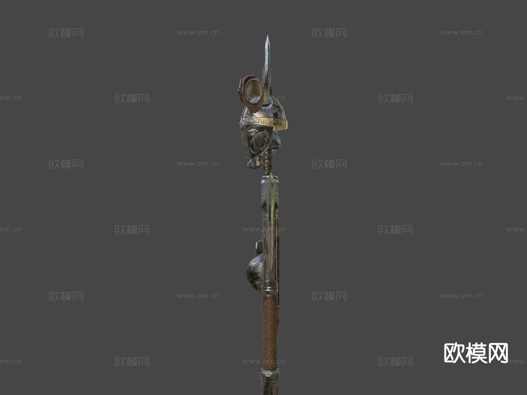 中世纪兵器包su模型下载（渲染图6）