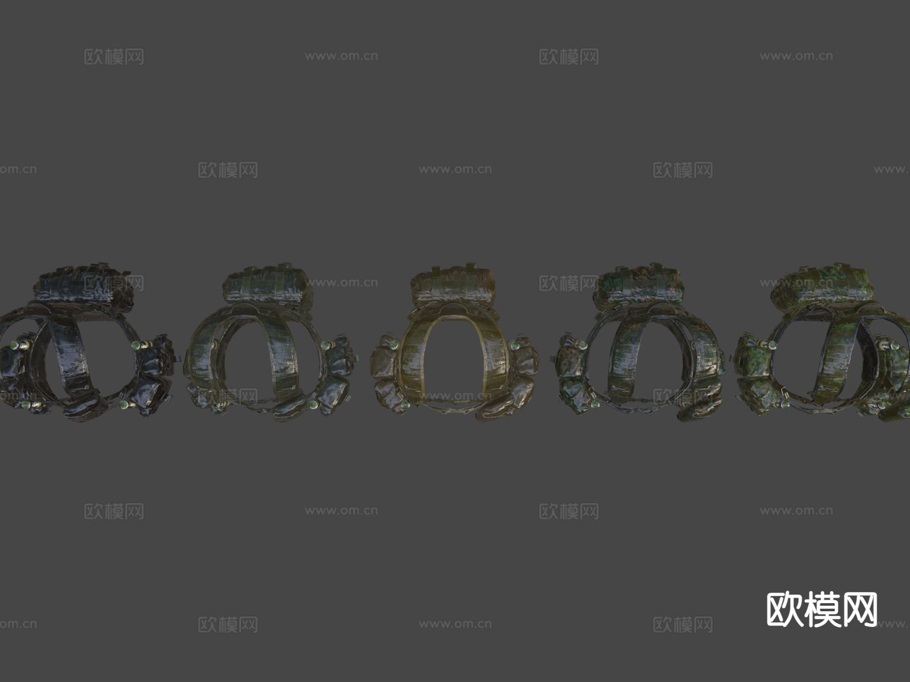 战术背心 防弹甲su模型下载（渲染图7）