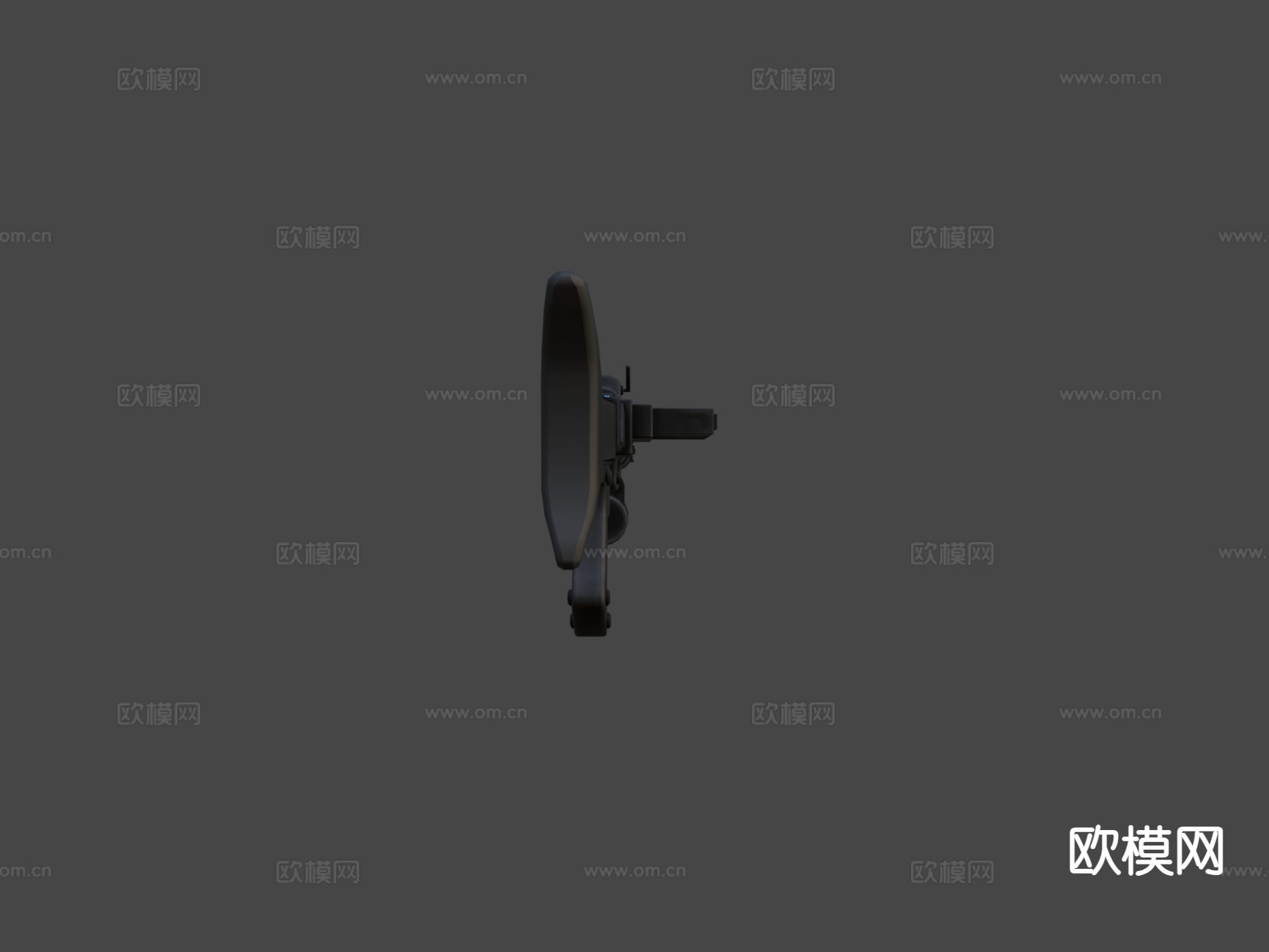 科幻步枪su模型下载（渲染图5）