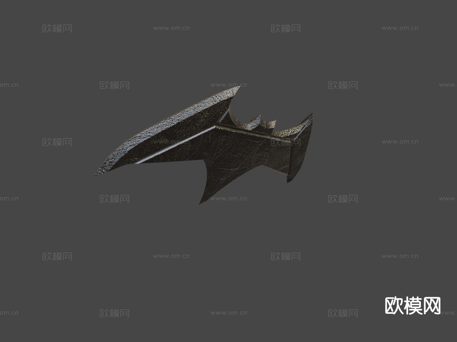 蝙蝠侠的飞镖su模型下载（渲染图6）