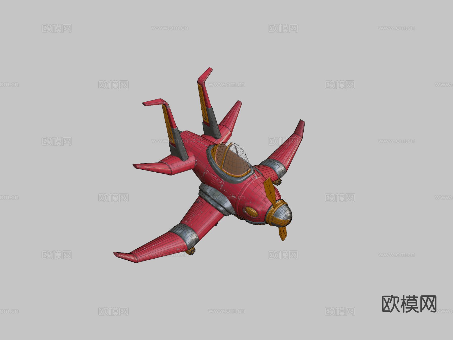 小轰炸机su模型下载（渲染图4）