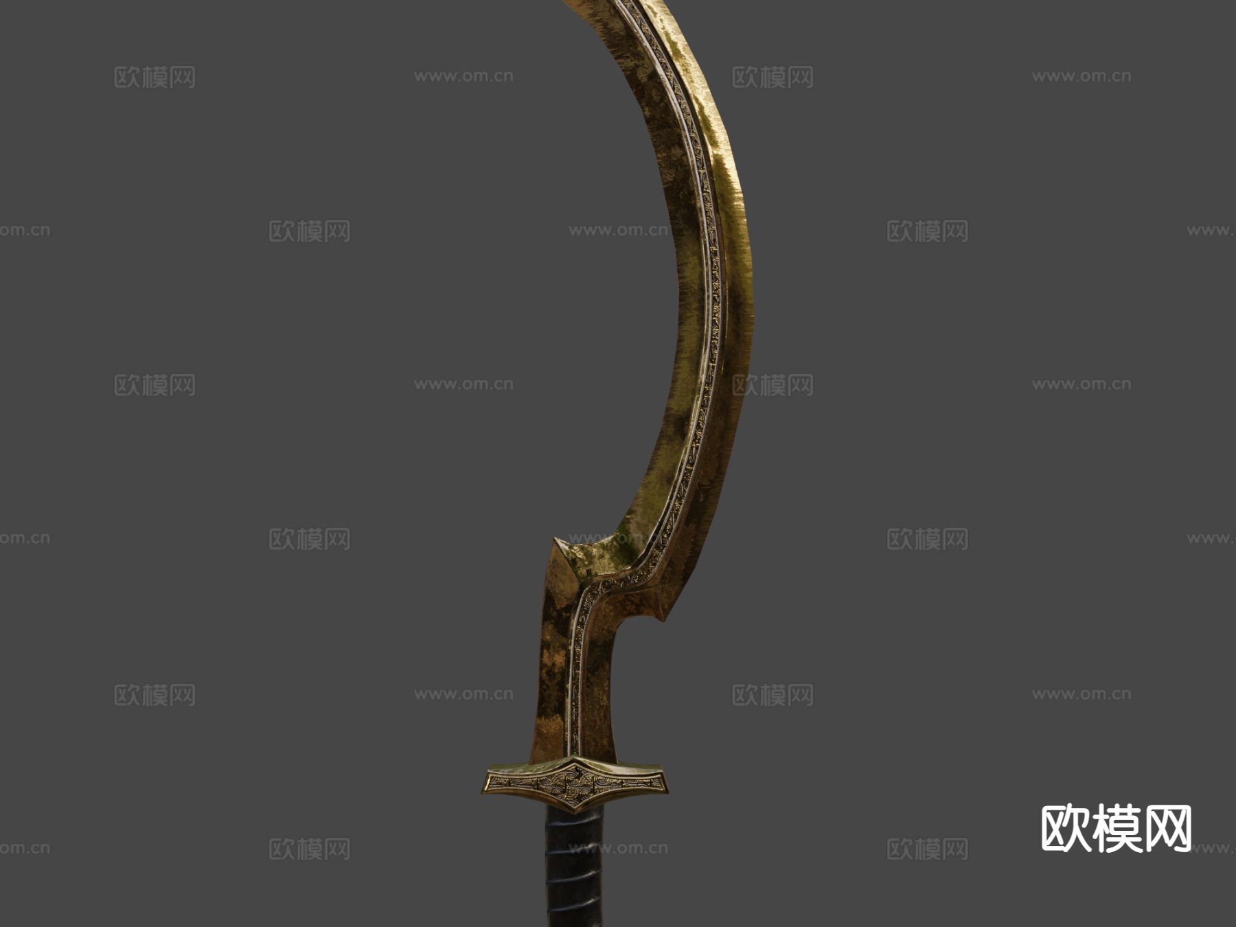 埃及月牙刀-青铜版su模型下载（渲染图7）