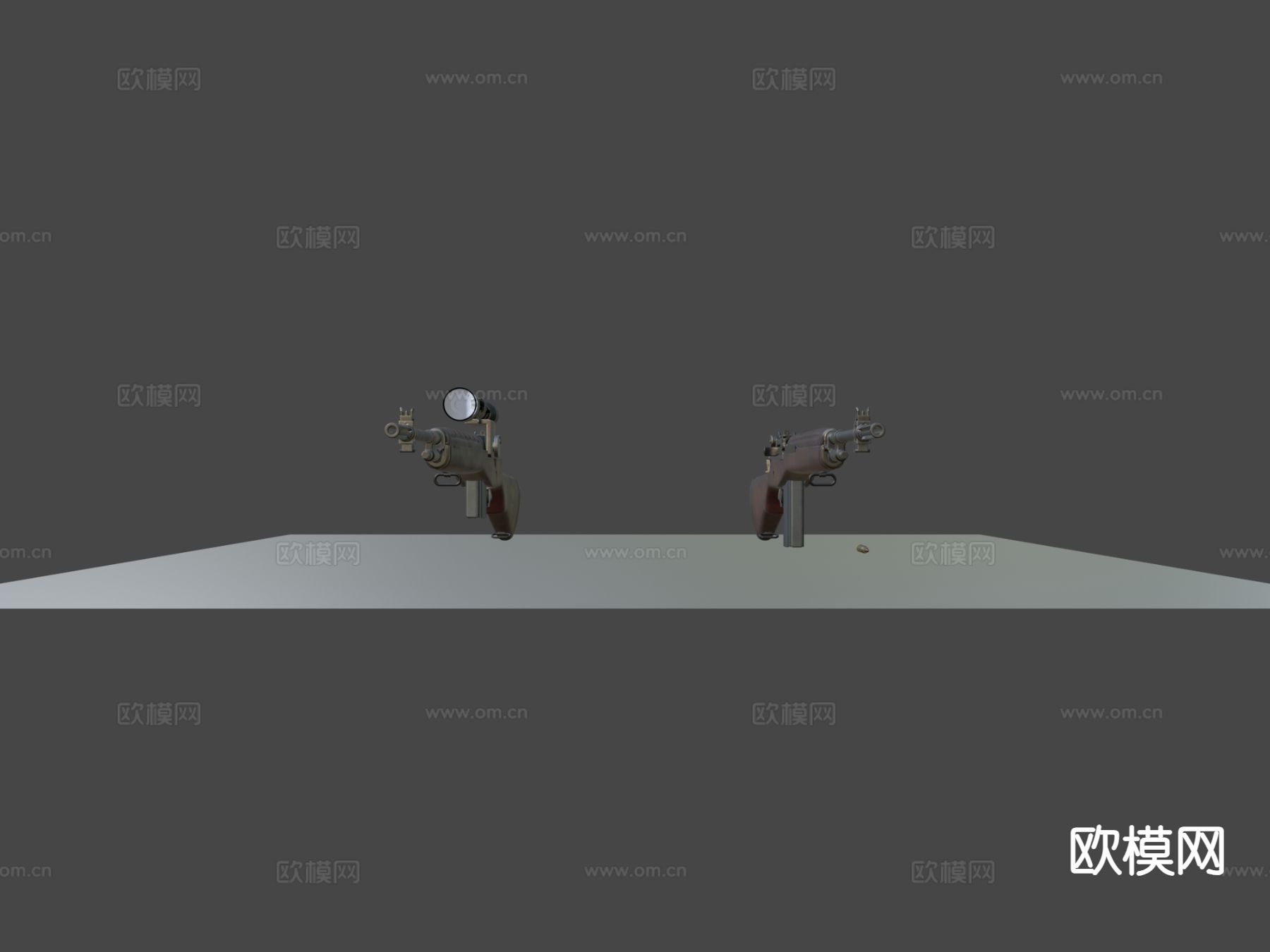 步枪 枪支 枪械su模型下载（渲染图5）