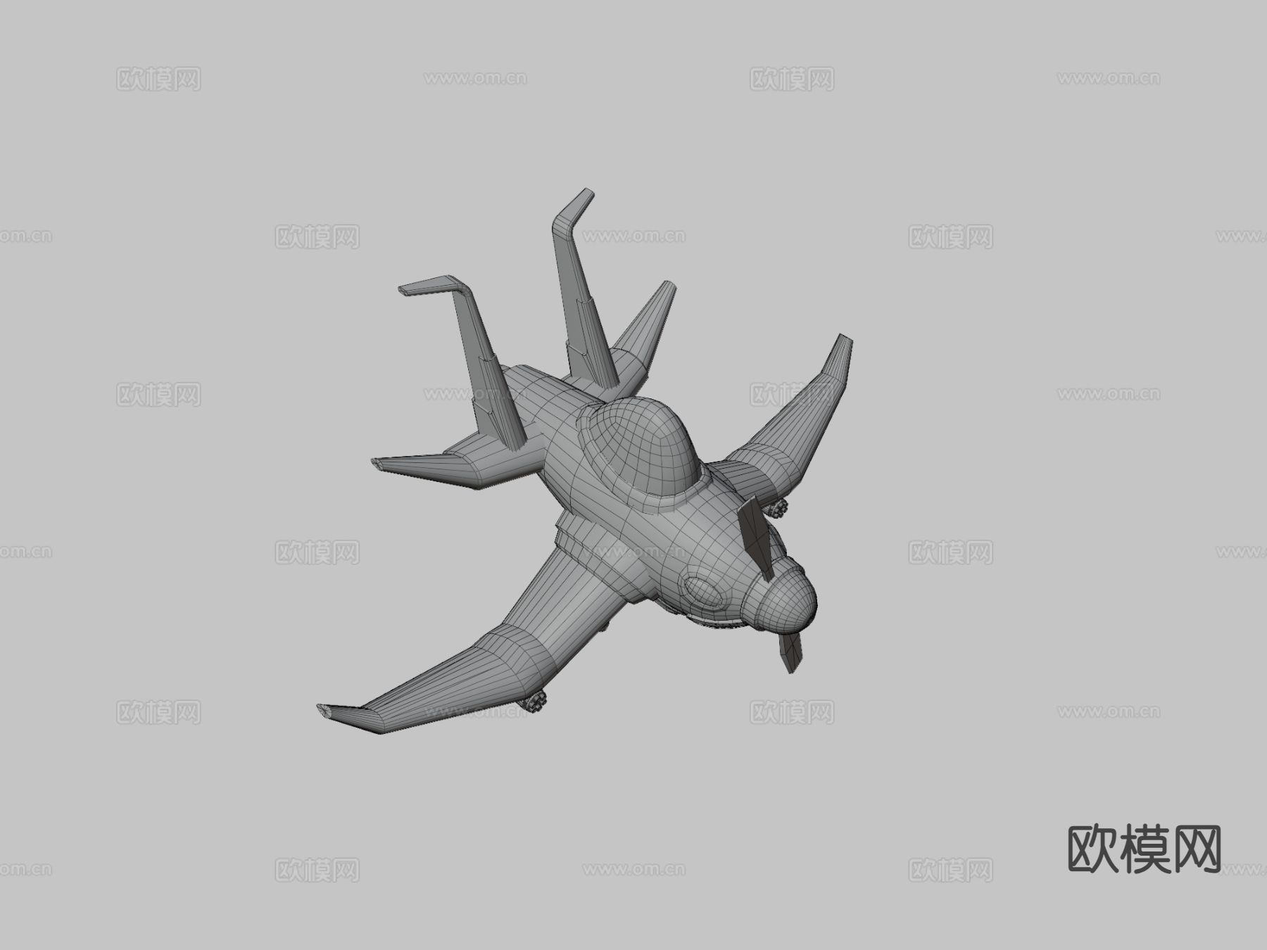 小轰炸机su模型下载（渲染图1）