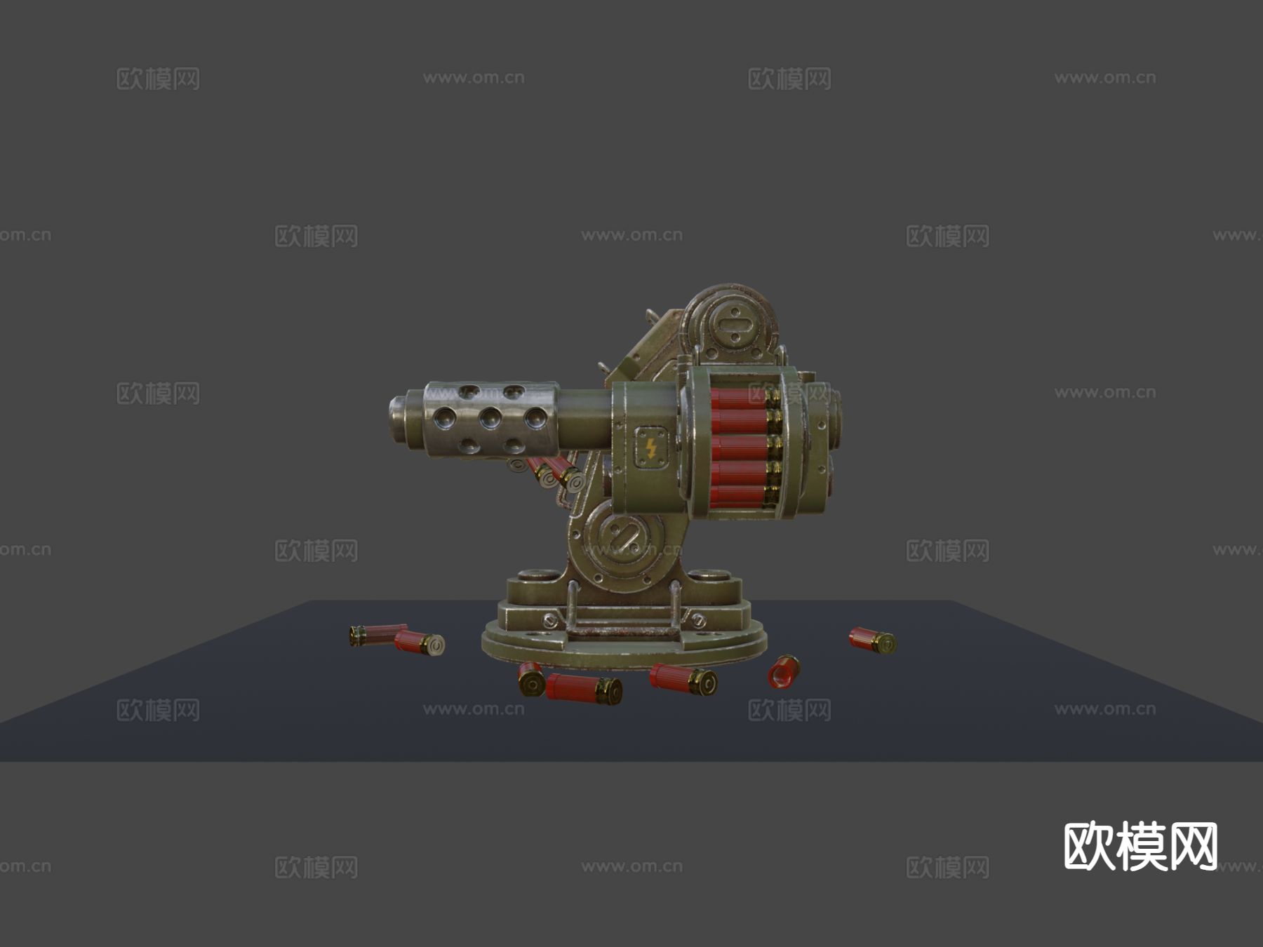 炮塔su模型下载（渲染图6）