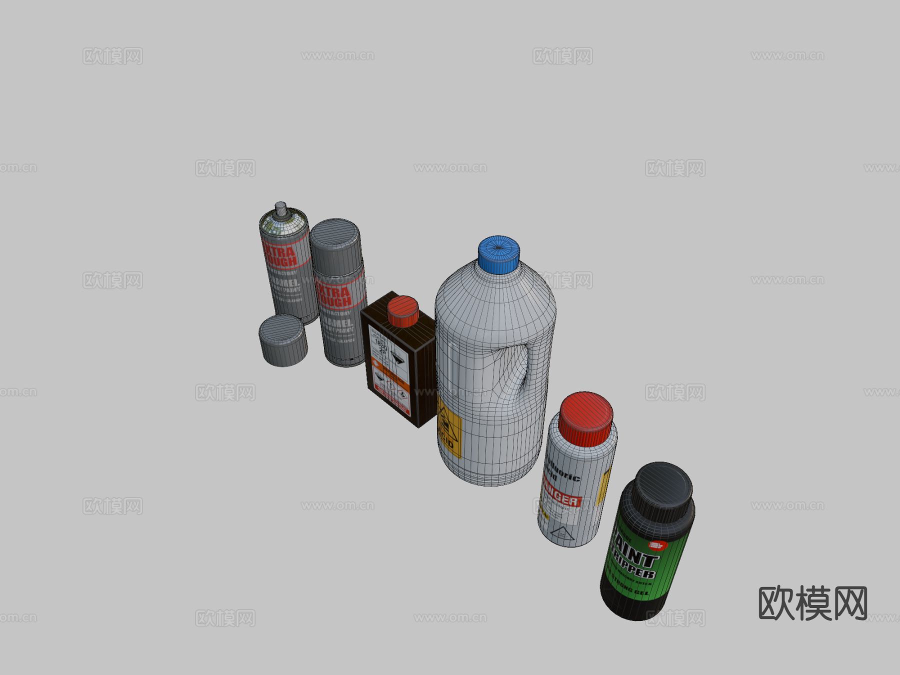 化学产品 医疗用品su模型下载（渲染图1）