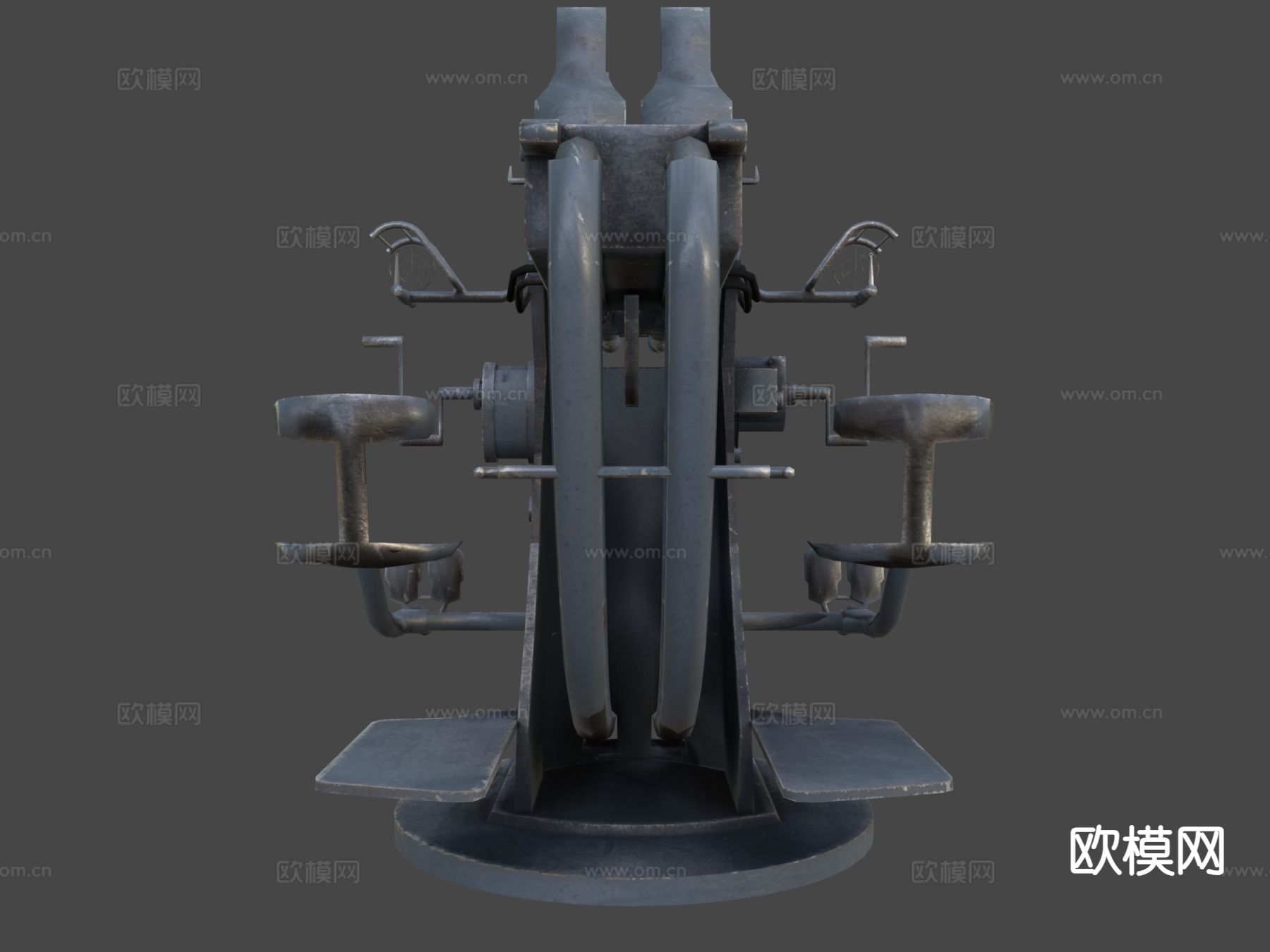 炮塔机su模型下载（渲染图6）