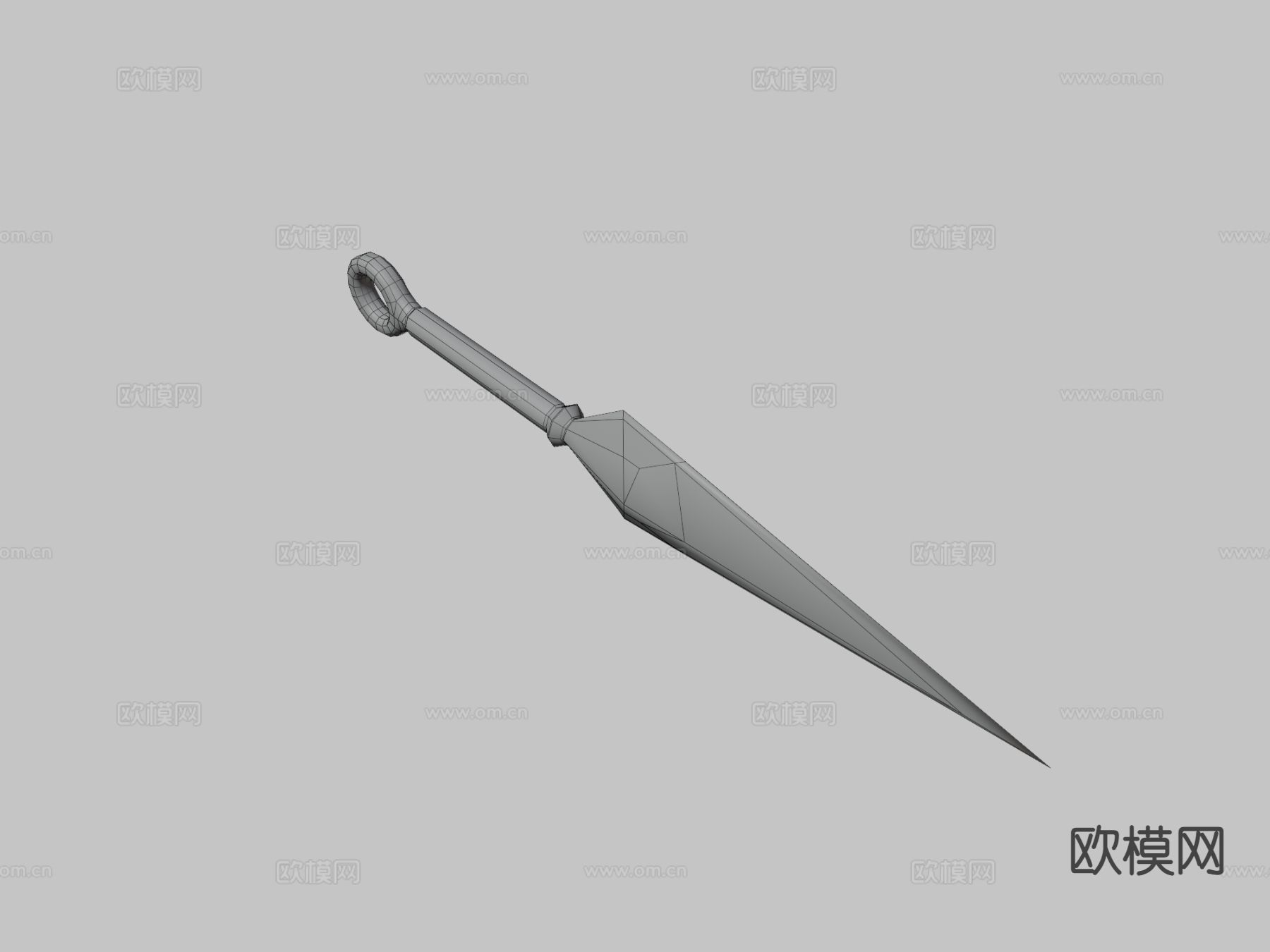 苦无飞镖su模型下载（渲染图3）