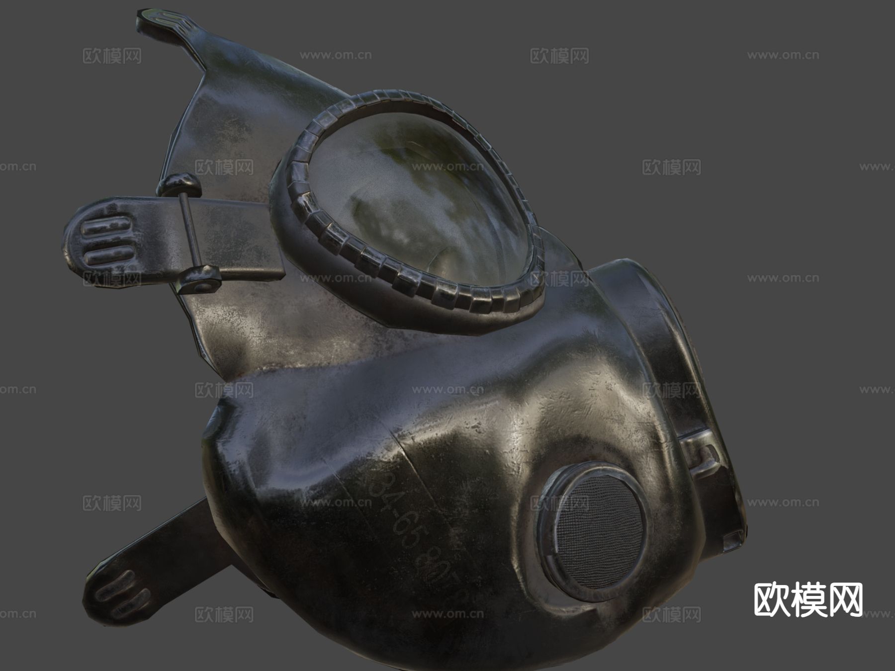 M17防毒面具 面罩su模型下载（渲染图5）