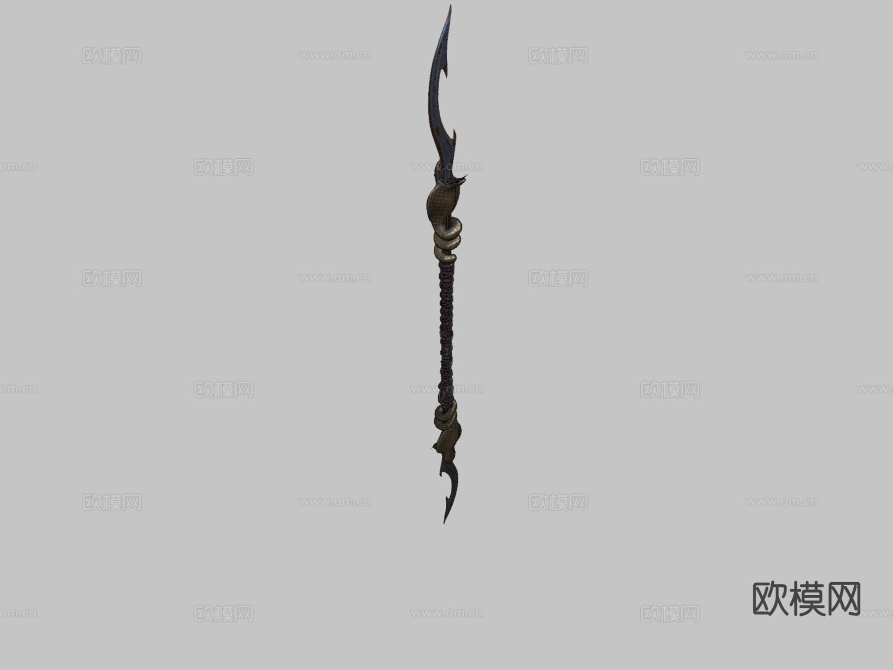 冥河双刃su模型下载（渲染图1）