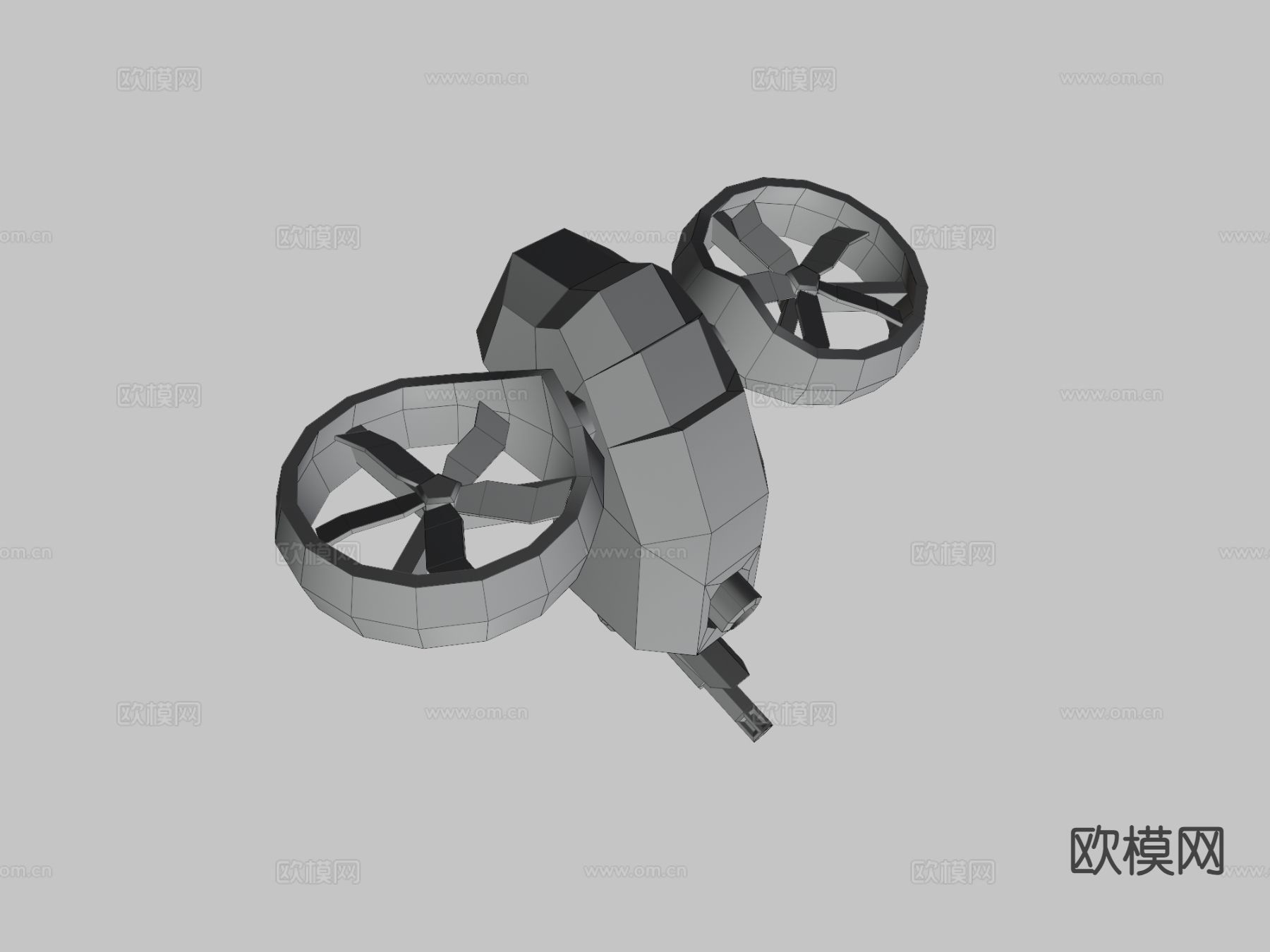 无人机su模型下载（渲染图1）