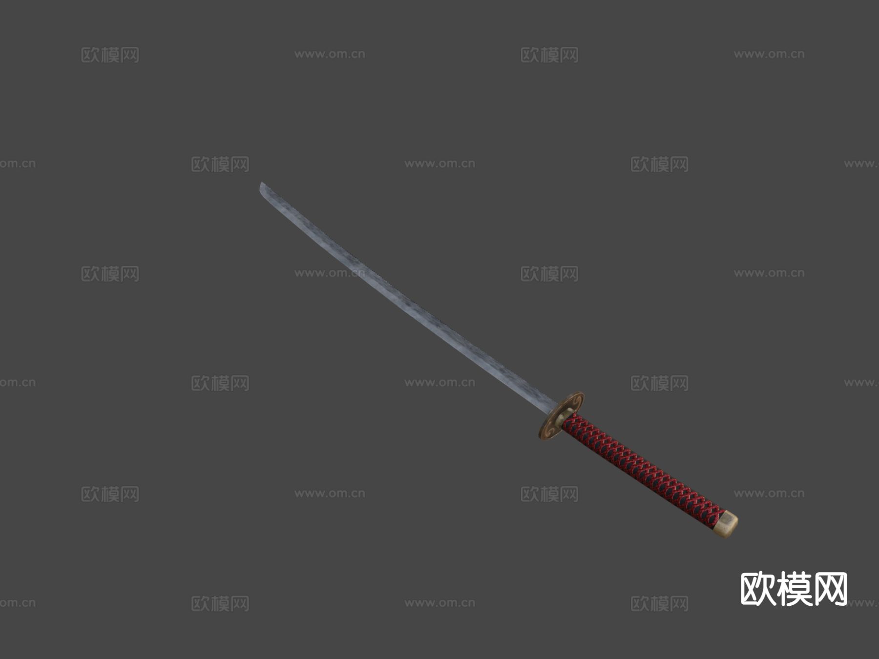 武士刀su模型下载（渲染图3）