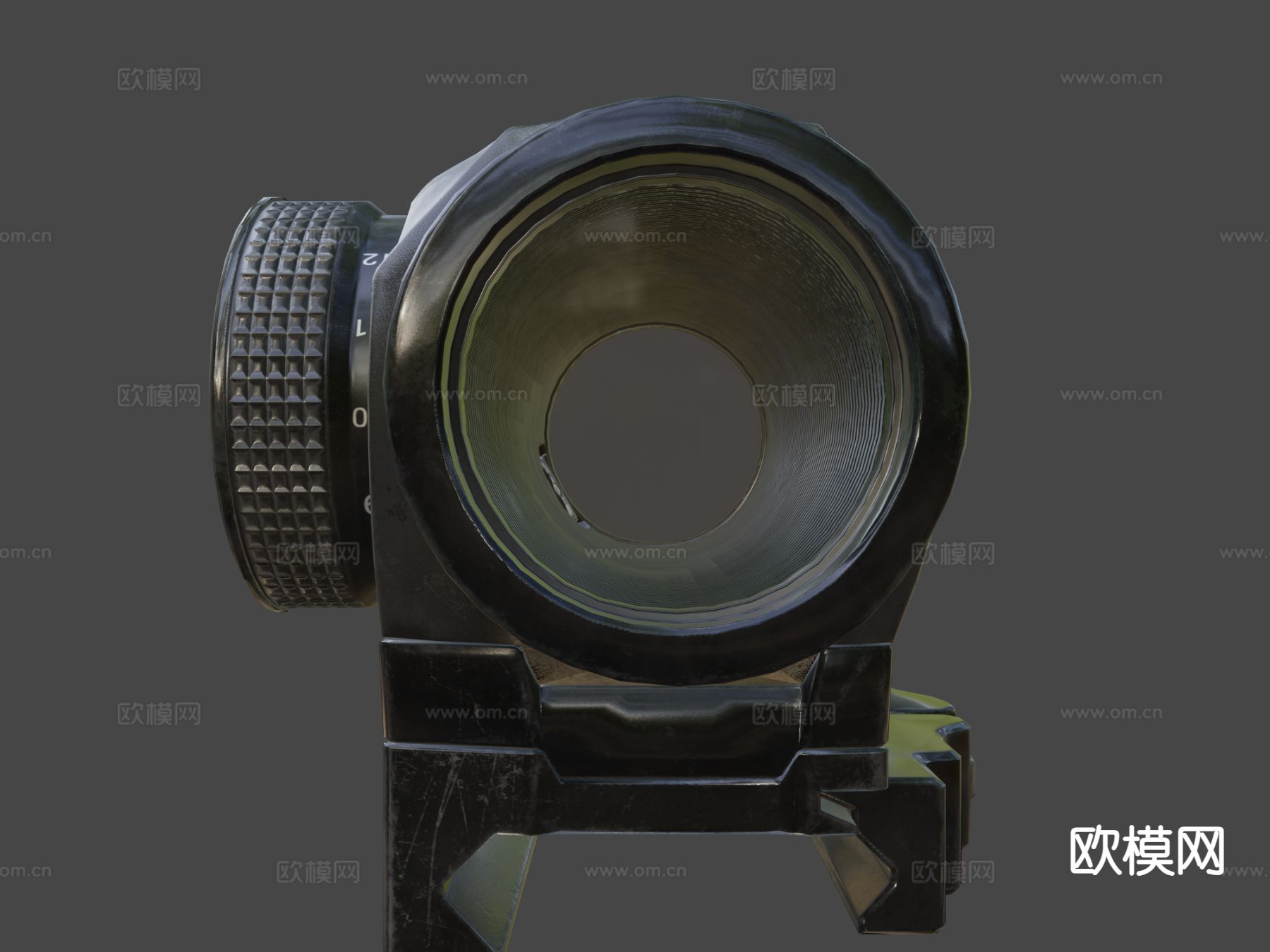 T1瞄准点 倍镜su模型下载（渲染图5）