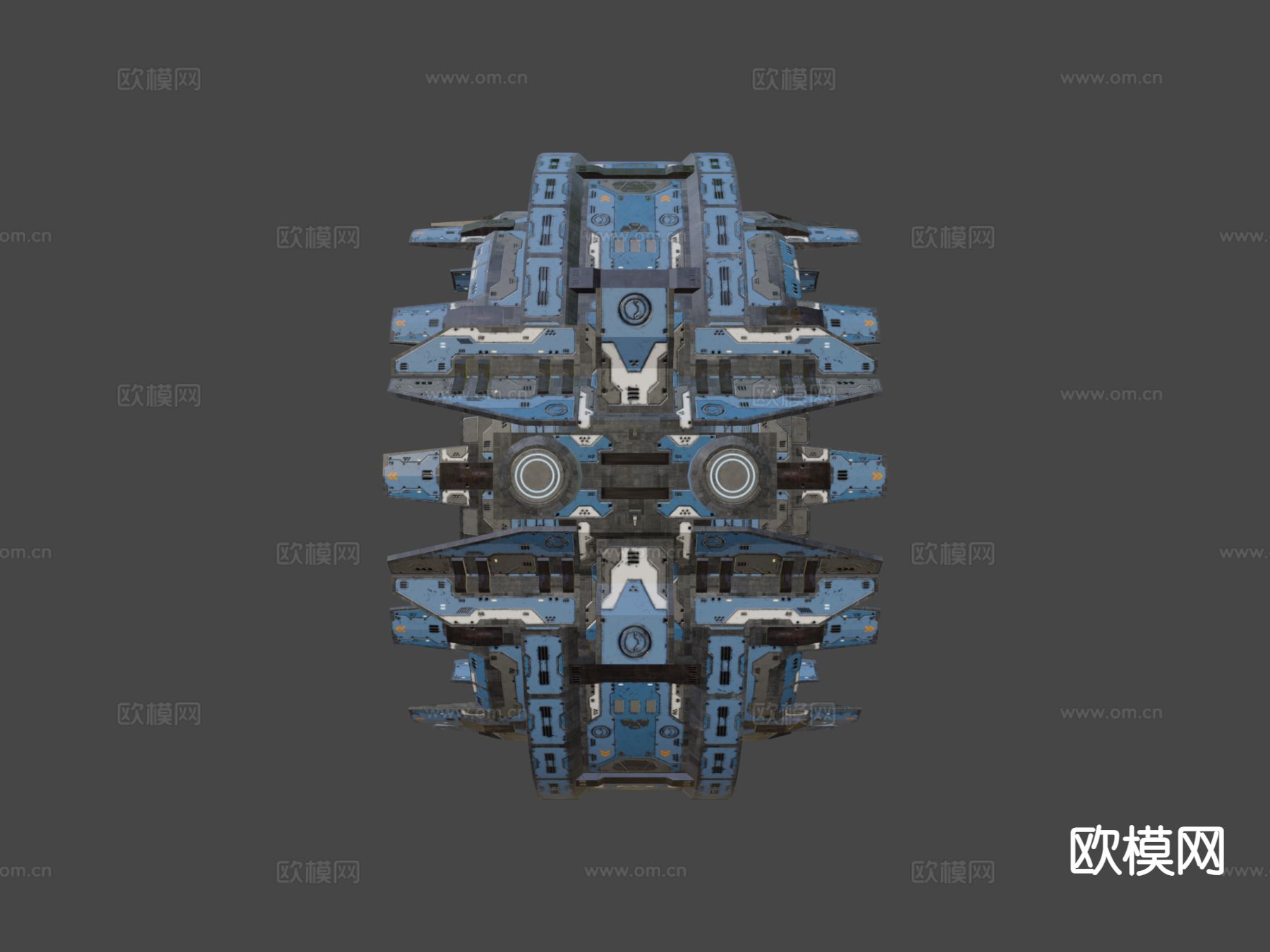 科幻跳跃门su模型下载（渲染图5）