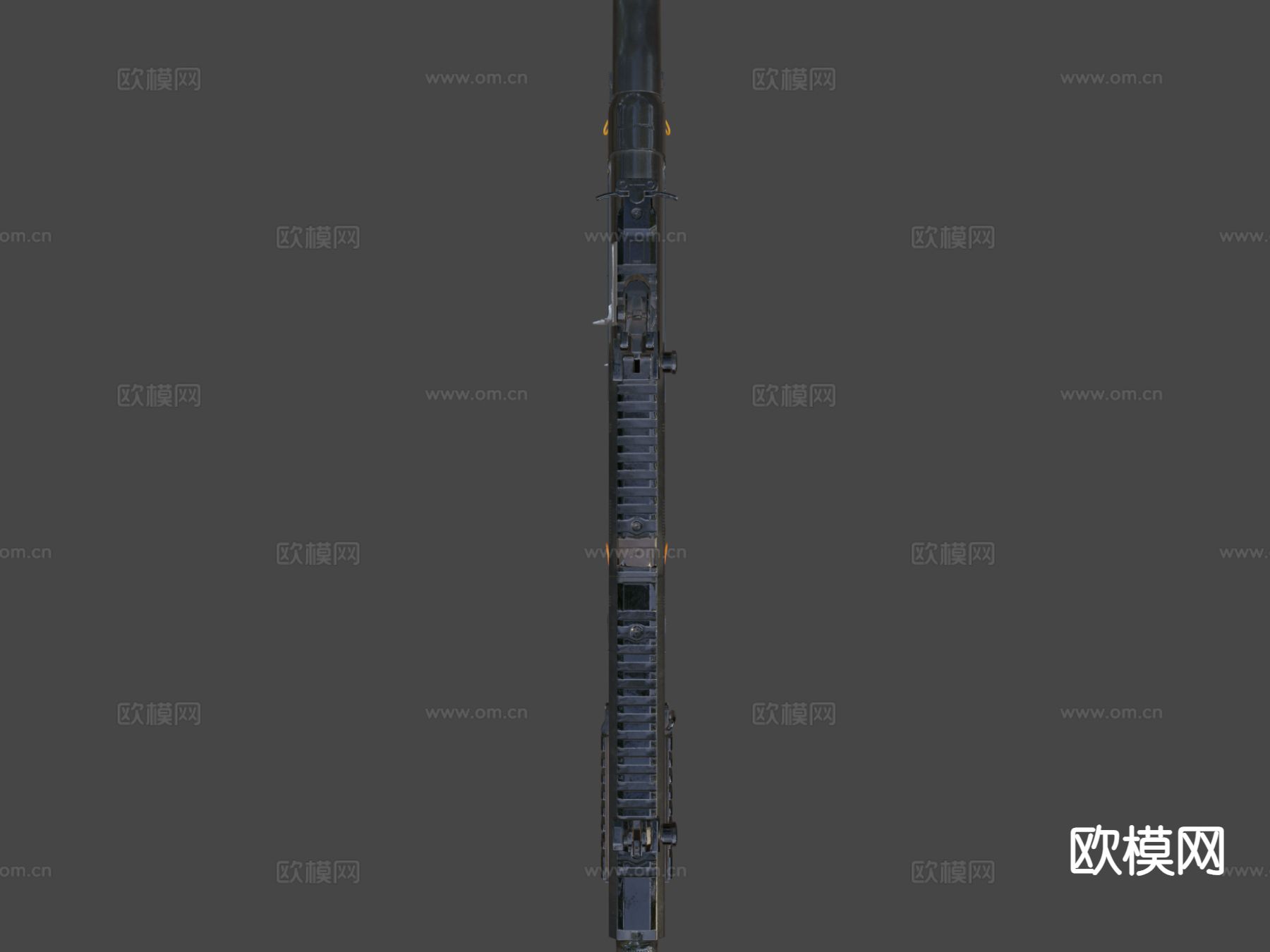 手枪与冲锋枪su模型下载（渲染图6）