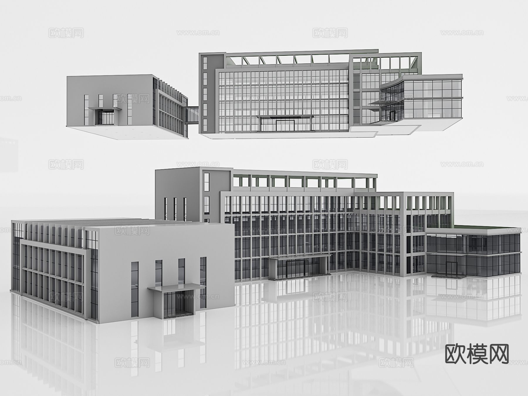 办公楼 商业楼 住宅楼 商品楼 单体建筑3d模型