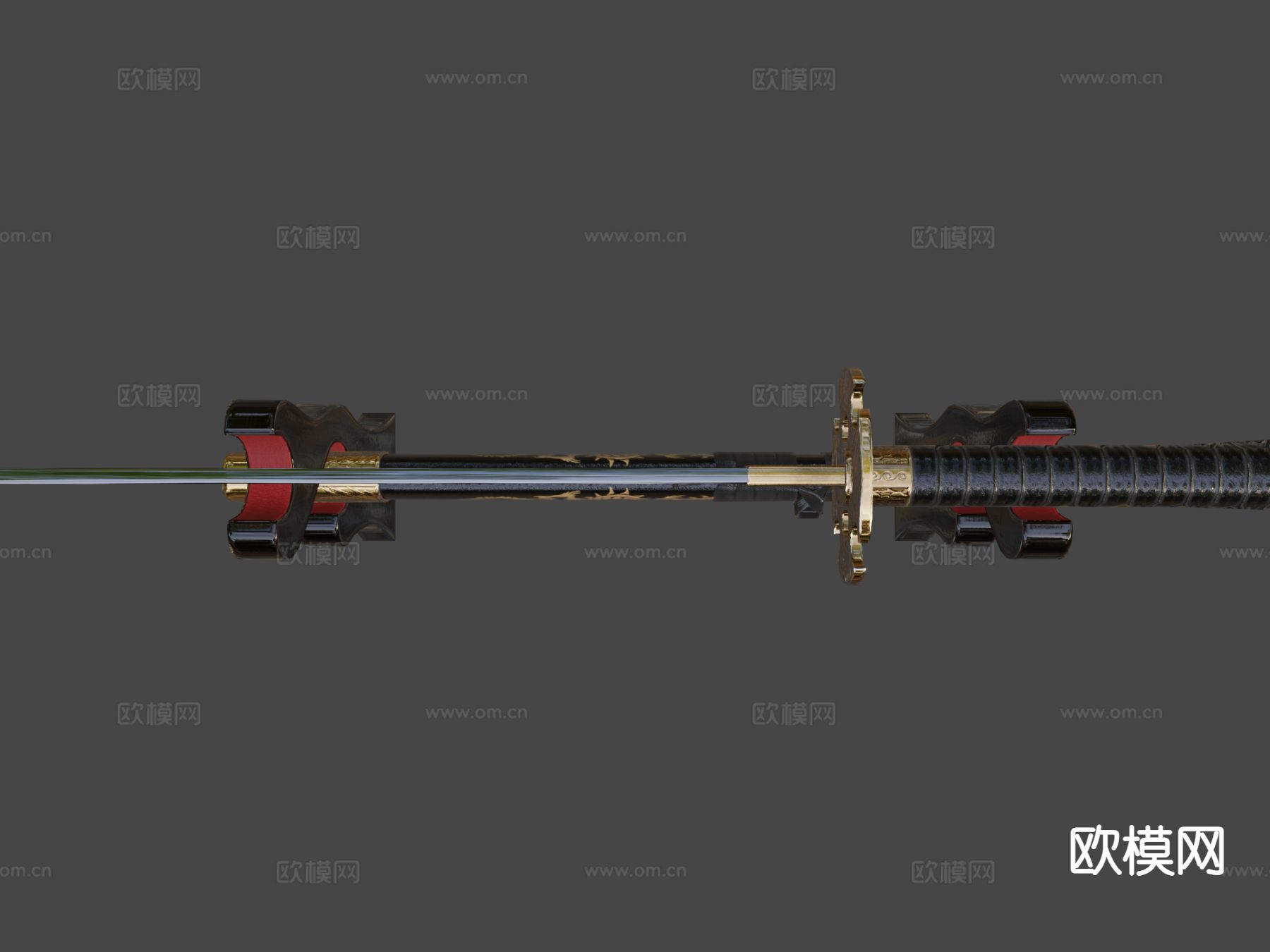 唐刀 武士刀su模型下载（渲染图6）