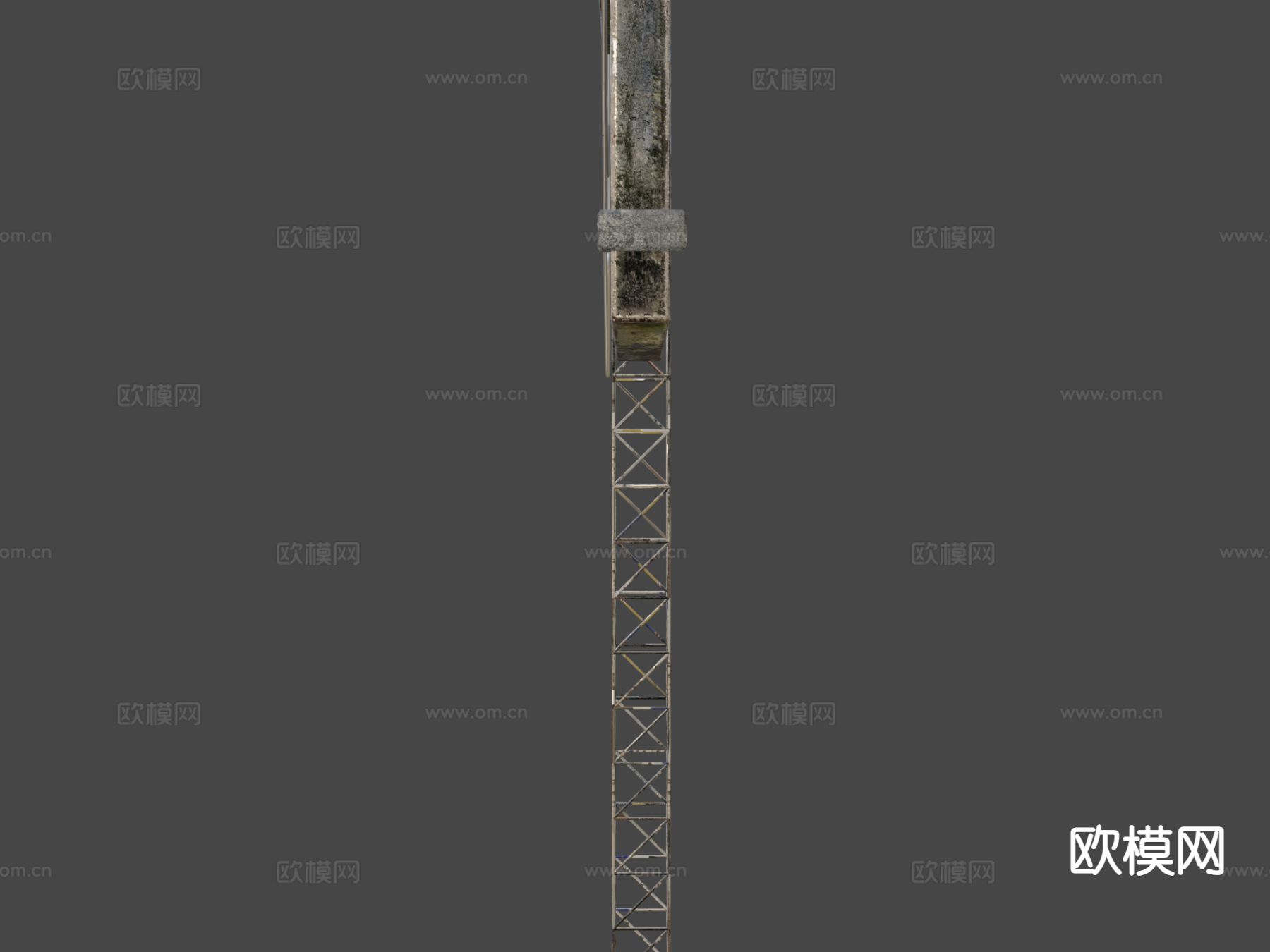 PBR 末日后标志 导视牌 标识牌su模型下载（渲染图4）