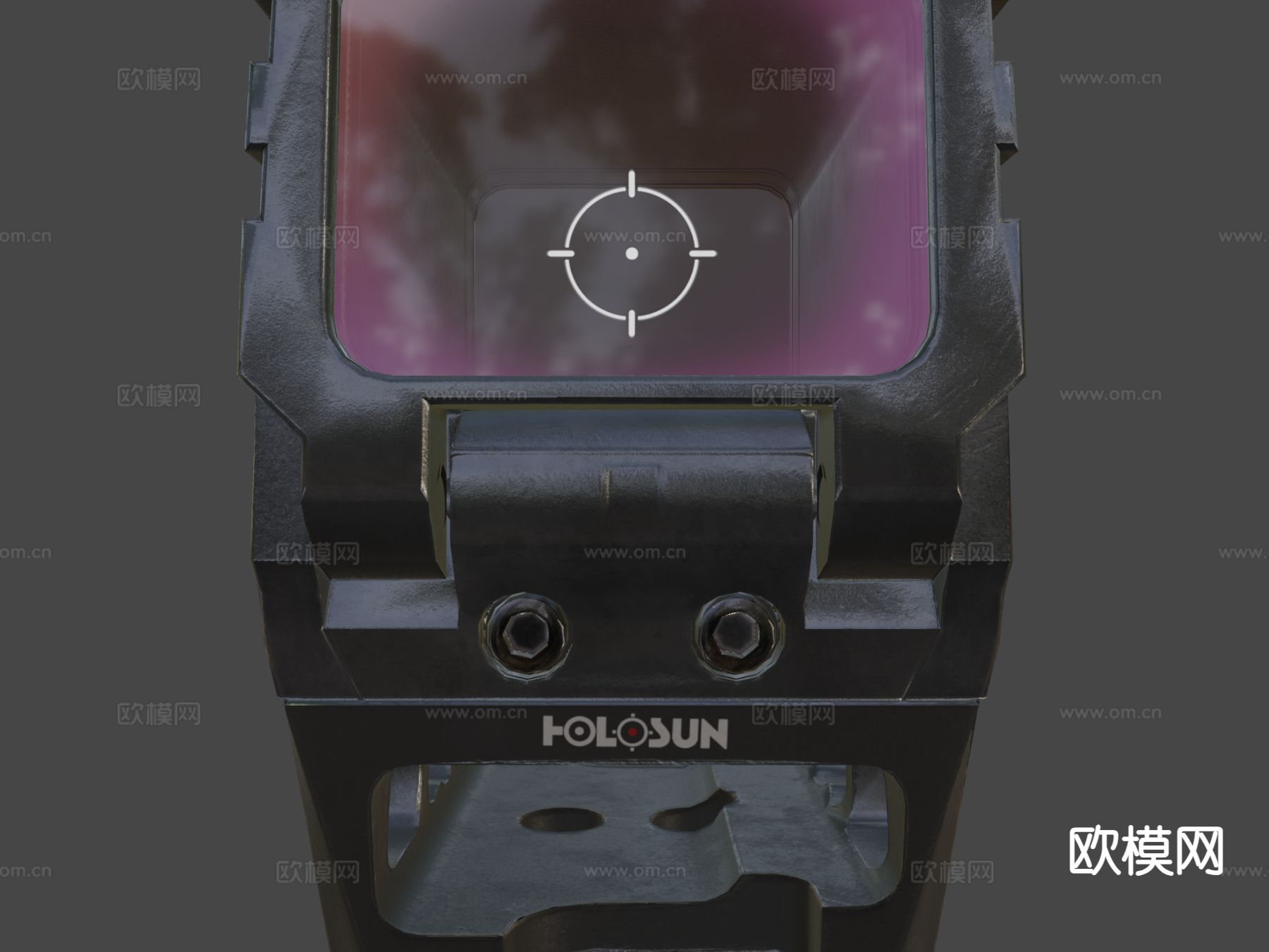 红点瞄准镜su模型下载（渲染图7）