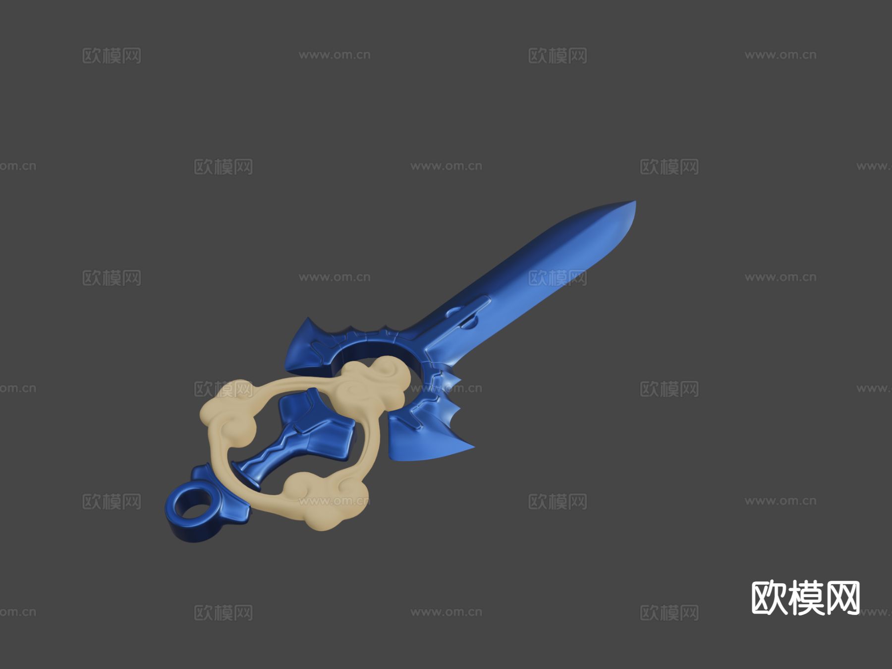 大神之剑su模型下载（渲染图7）