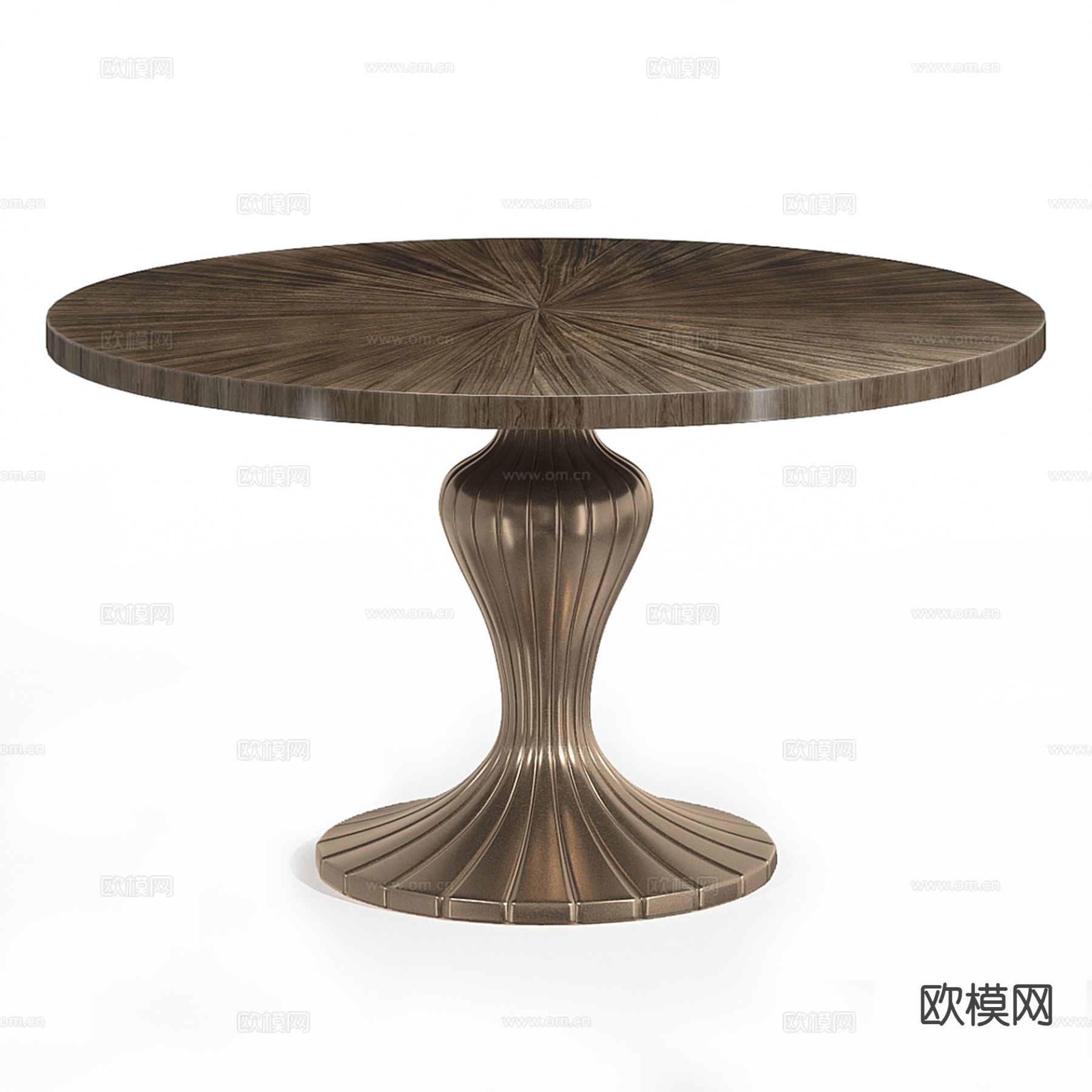 Caracole 圆桌 餐桌3d模型下载