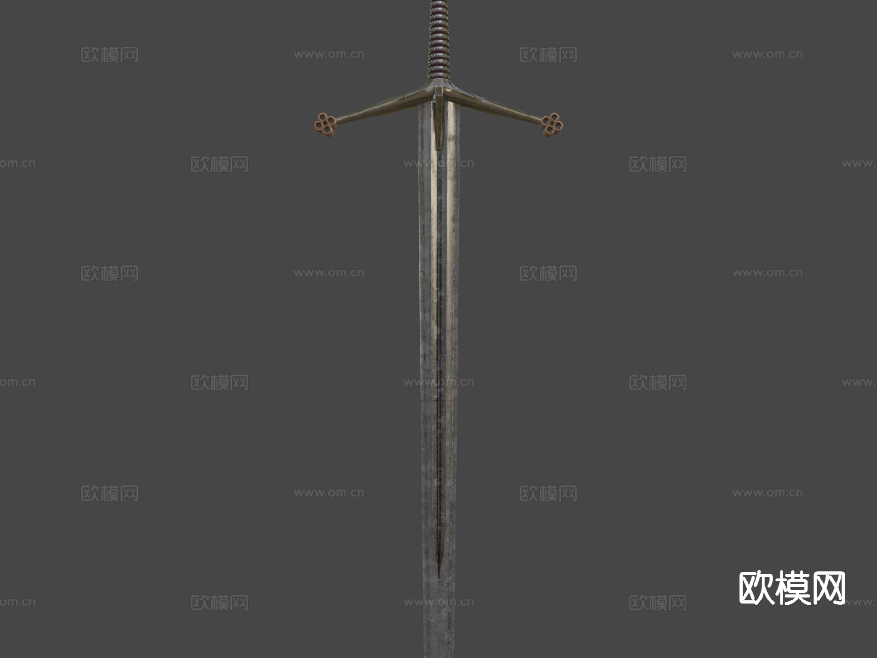 克雷莫剑 光剑 游戏道具su模型下载（渲染图7）
