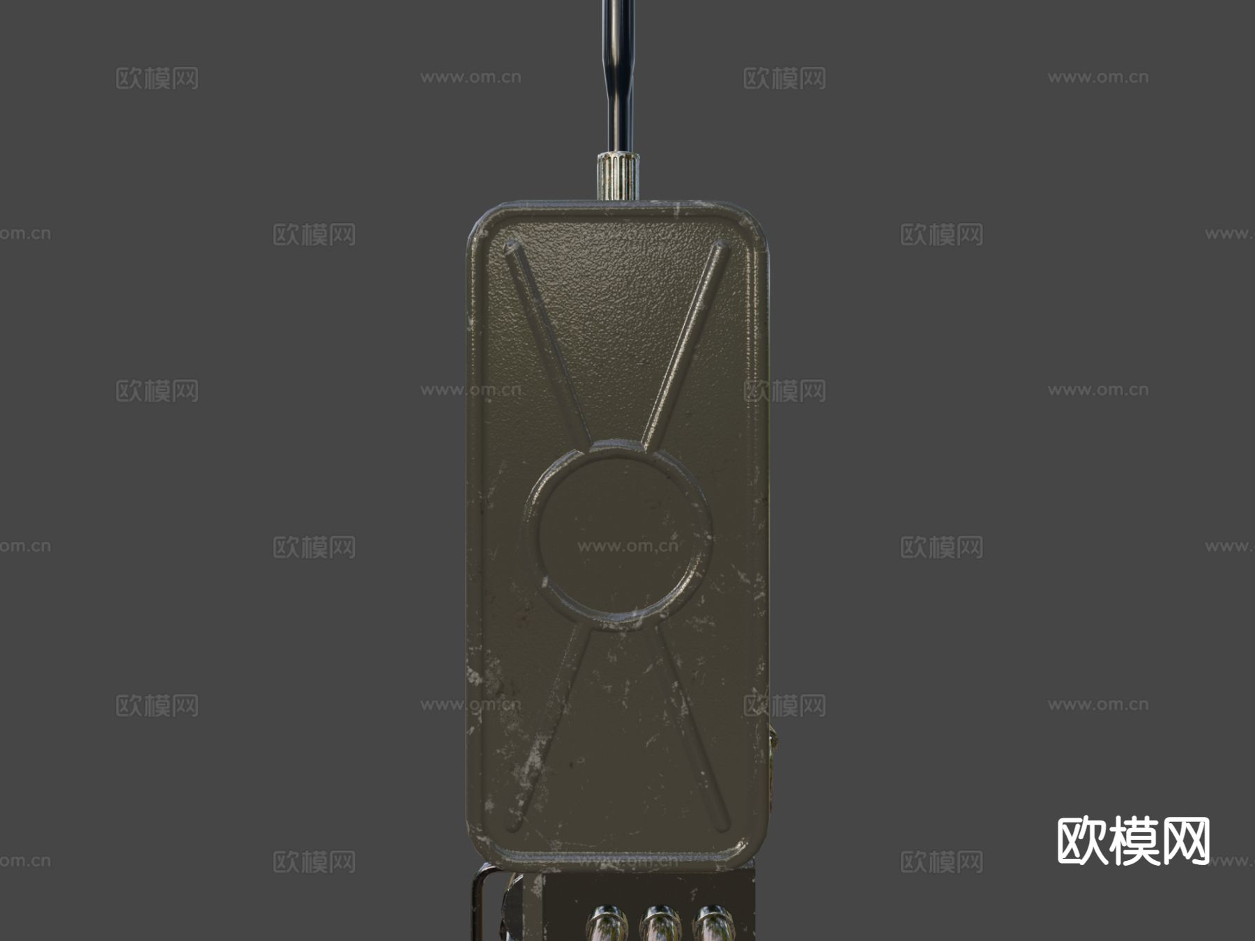 无线电 监听器su模型下载（渲染图6）