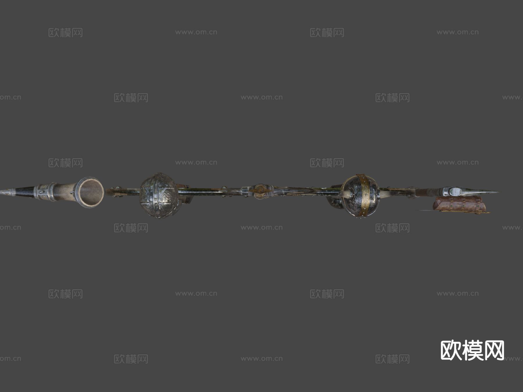 中世纪兵器包su模型下载（渲染图5）