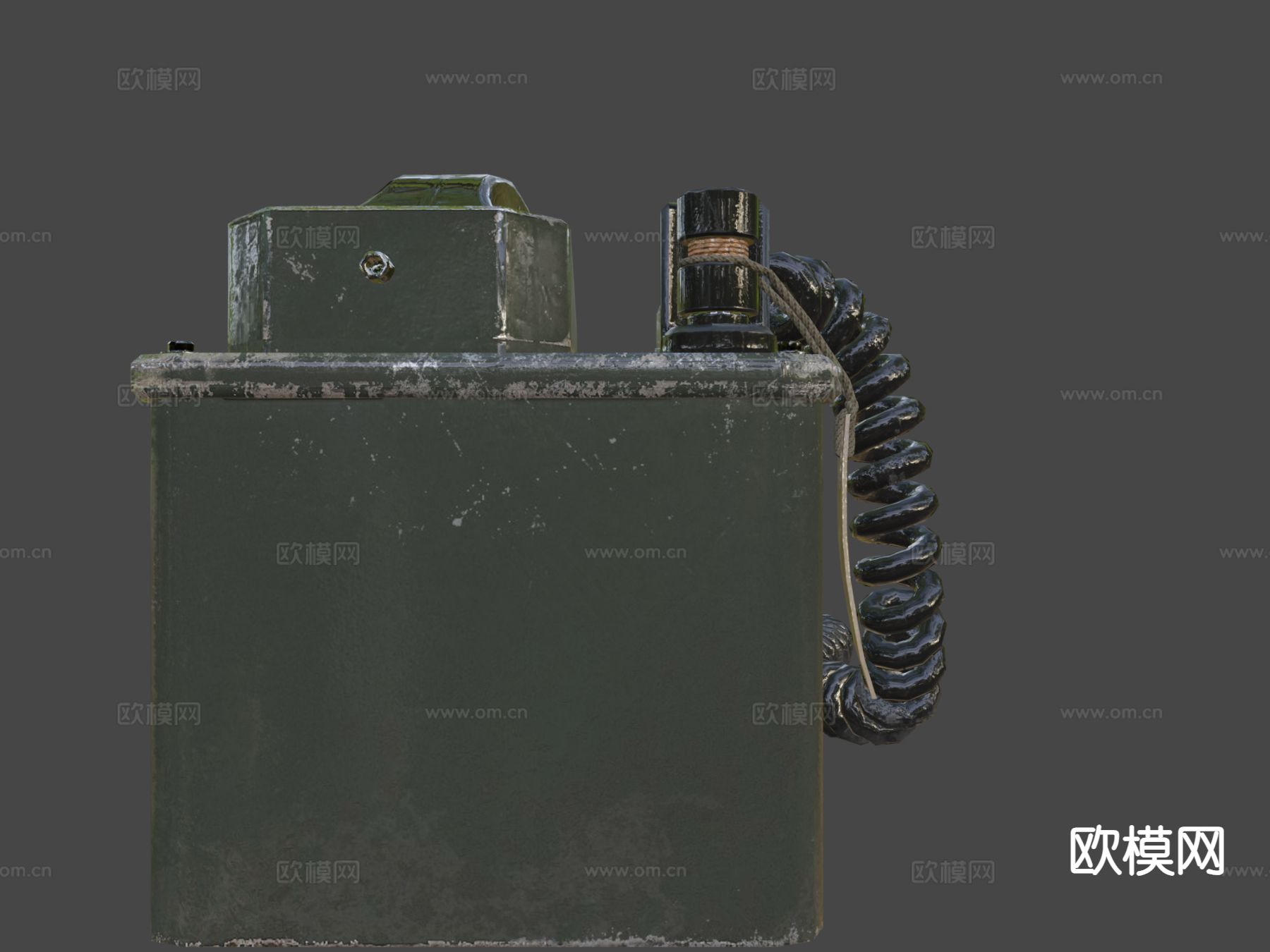 军事电话su模型下载（渲染图4）