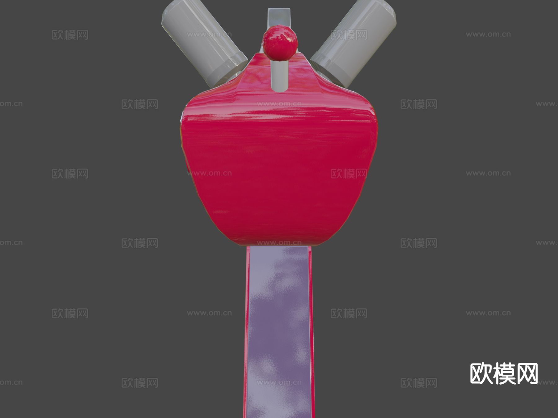 复古枪su模型下载（渲染图5）