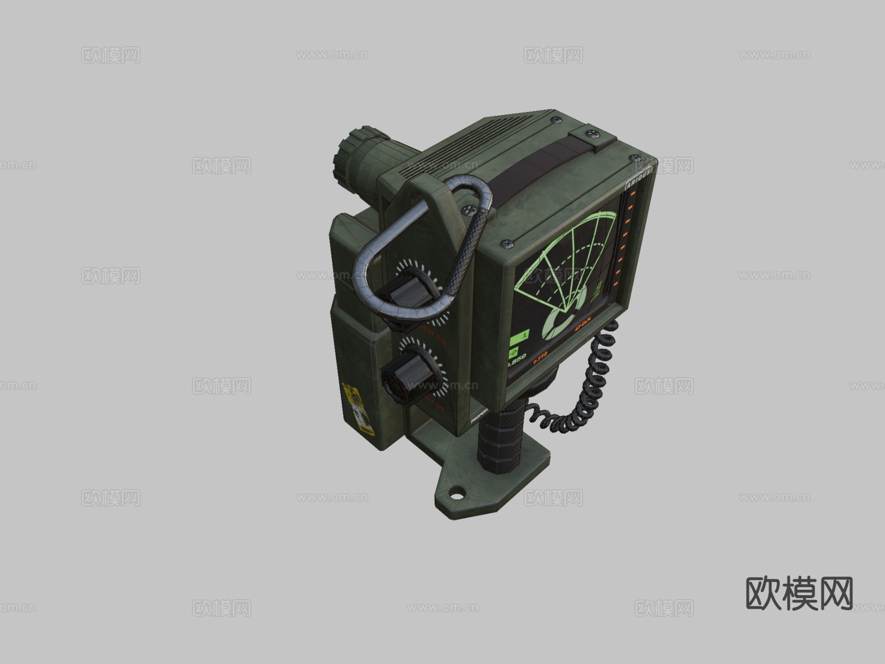 异形运动追踪器su模型下载（渲染图1）