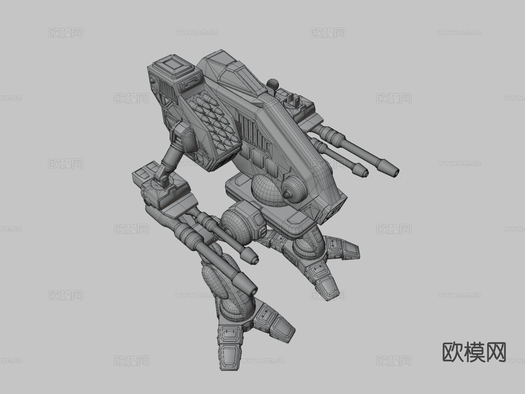 战斗机甲su模型下载（渲染图3）
