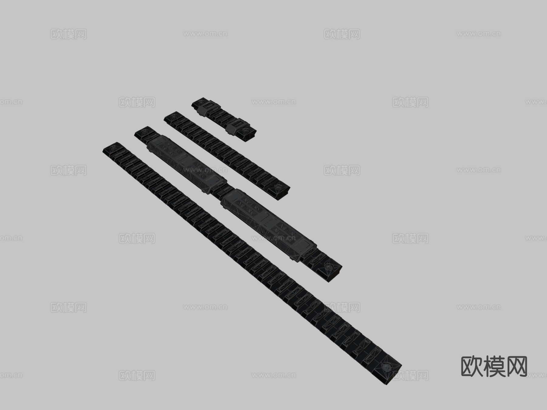 枪械配件 武器su模型下载（渲染图7）