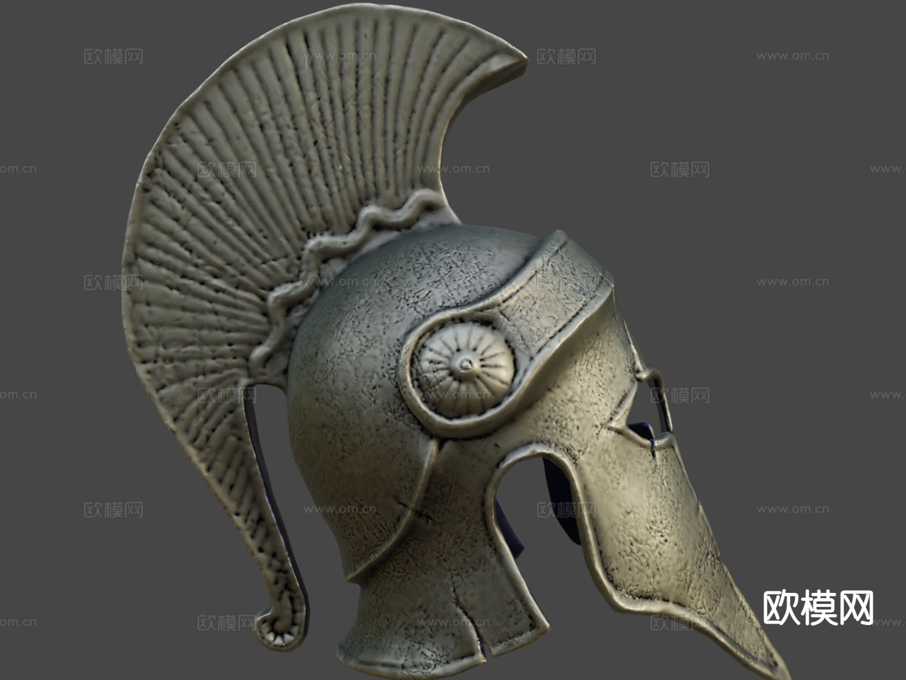 罗马士兵头盔su模型下载（渲染图7）