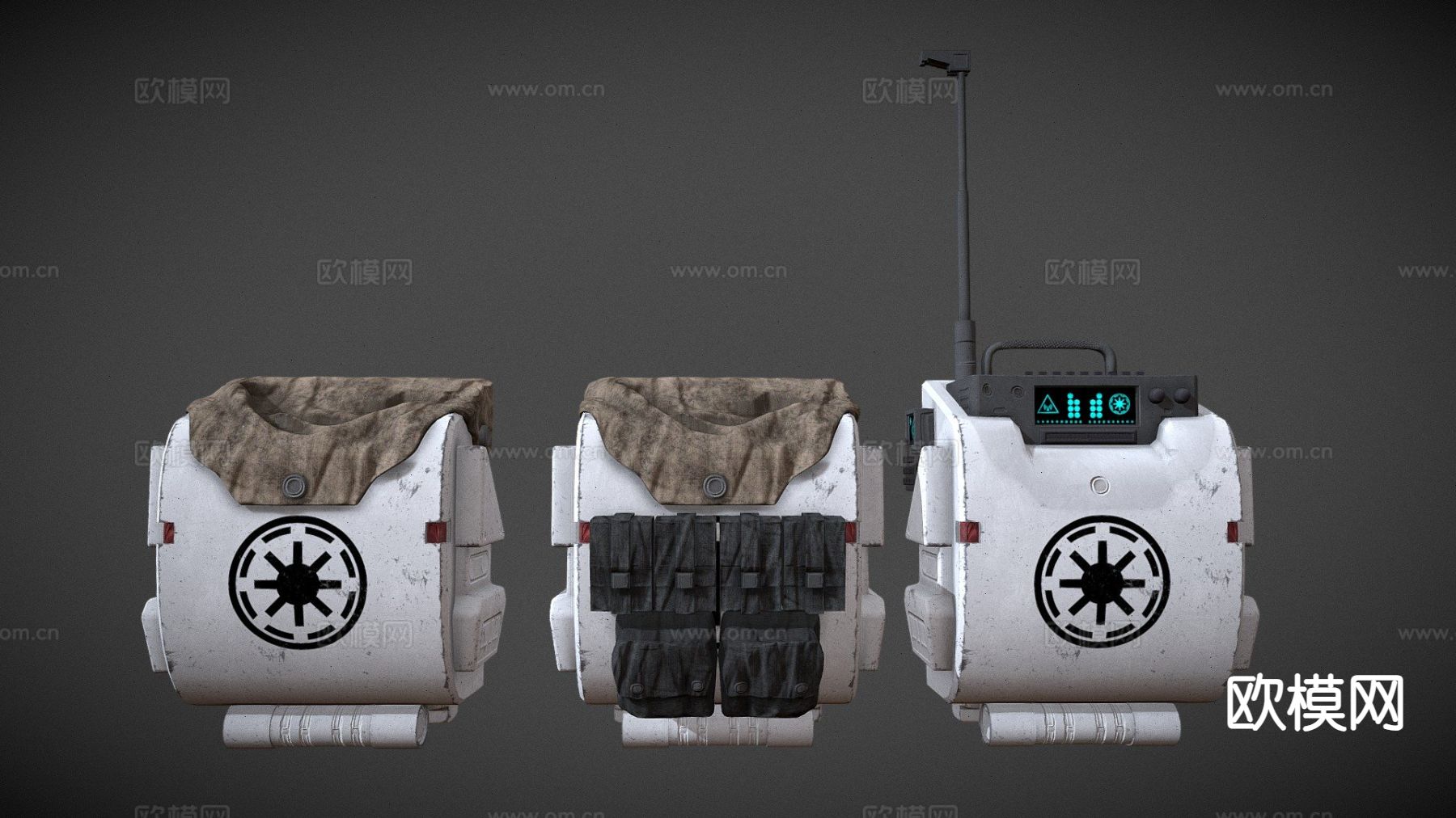 无线电 军事器械 su模型下载（渲染图2）