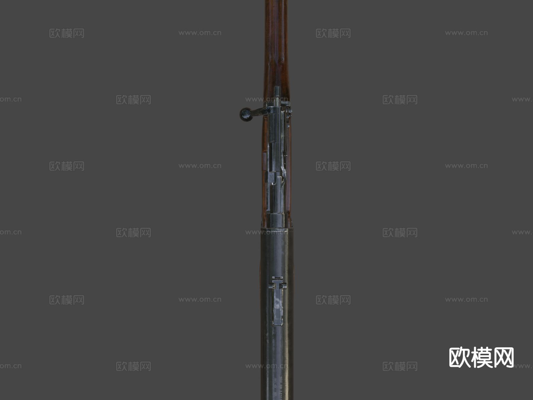 卡宾枪su模型下载（渲染图7）
