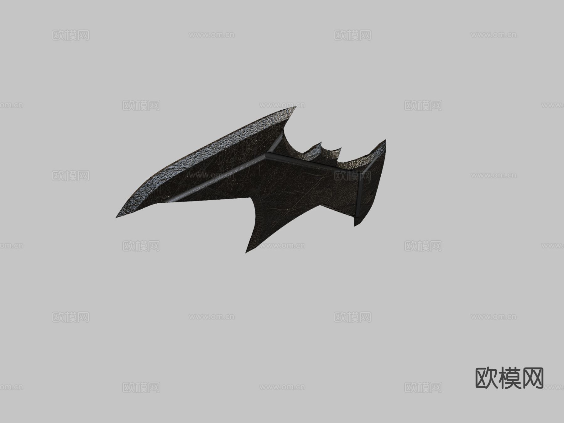 蝙蝠侠的飞镖su模型下载（渲染图3）