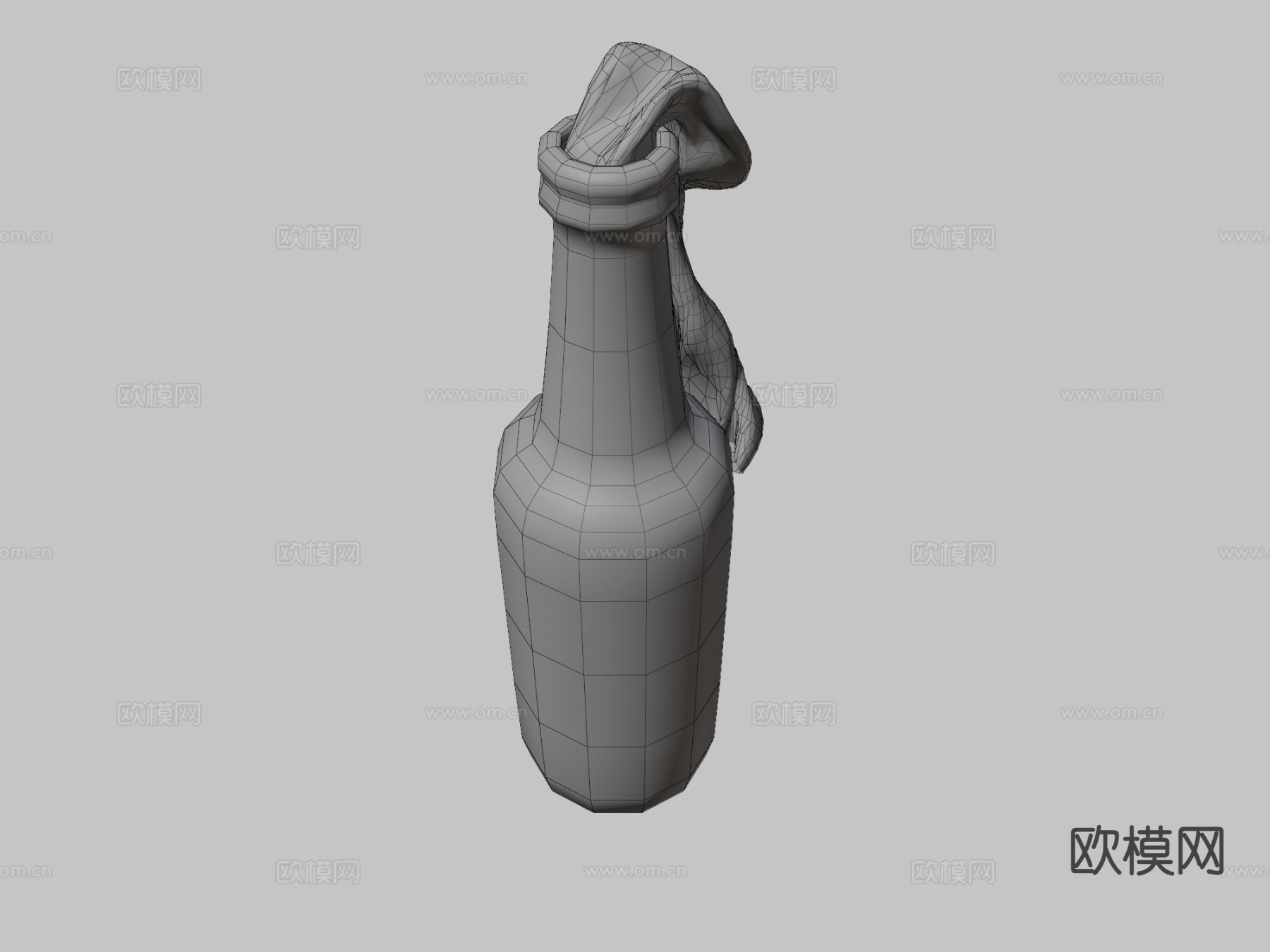 莫洛托夫鸡尾酒su模型下载（渲染图1）