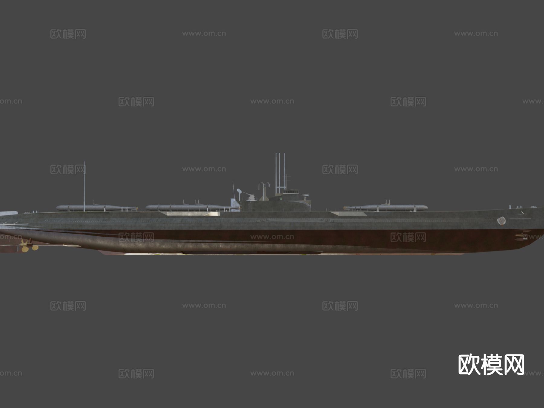 船巡逻舰su模型下载（渲染图6）