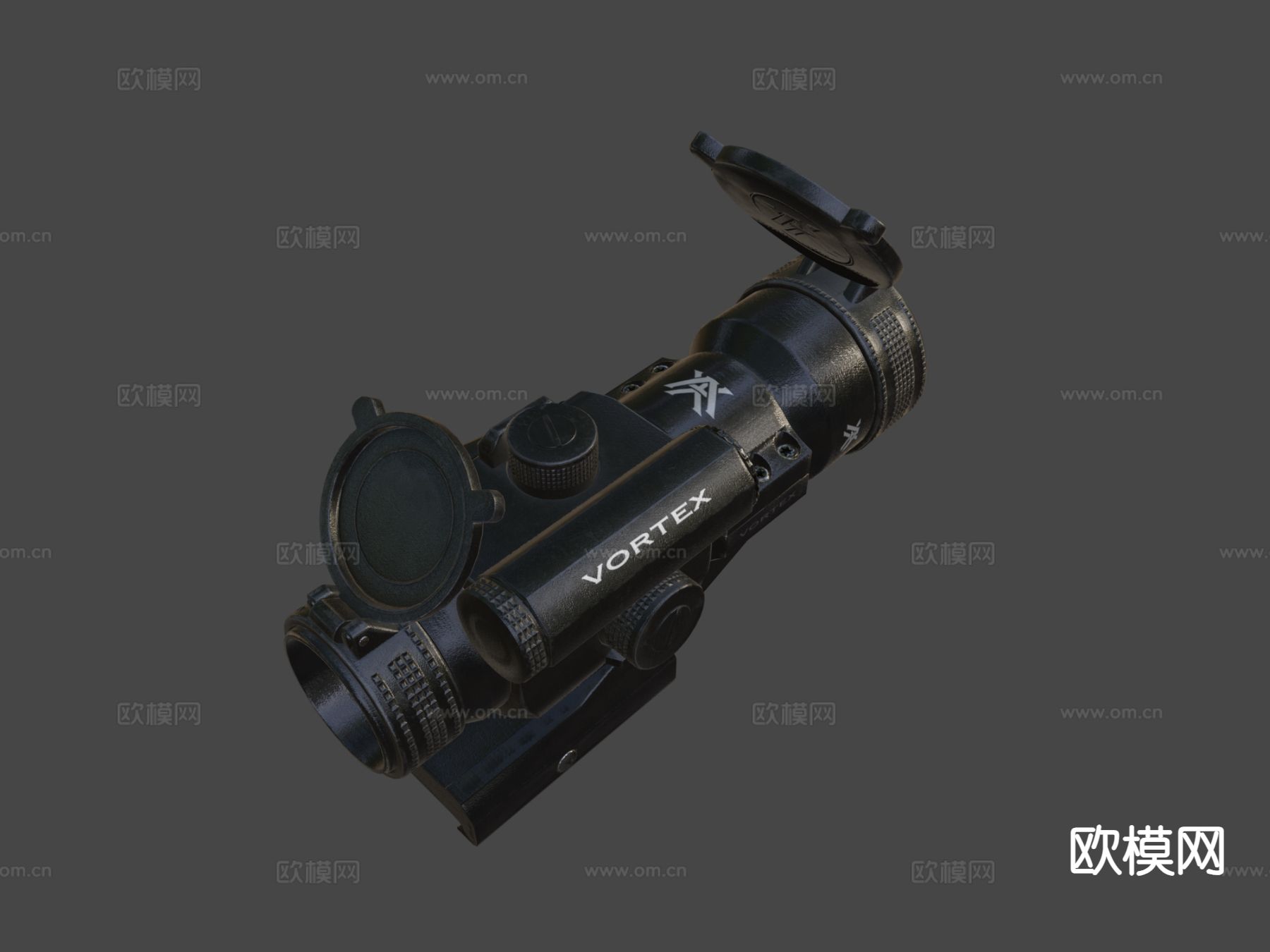 军事红点 瞄准镜su模型下载（渲染图1）