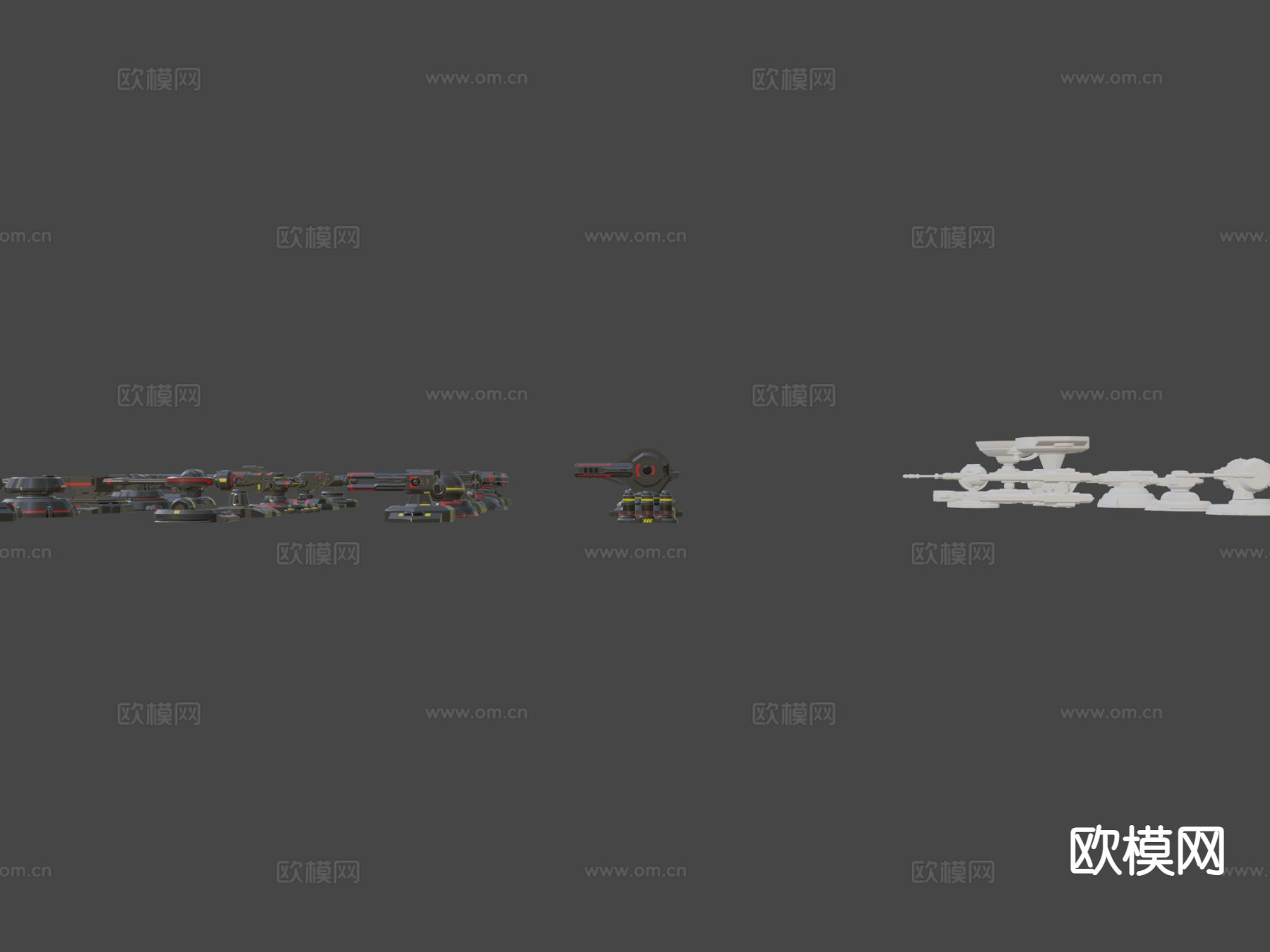炮塔包su模型下载（渲染图6）