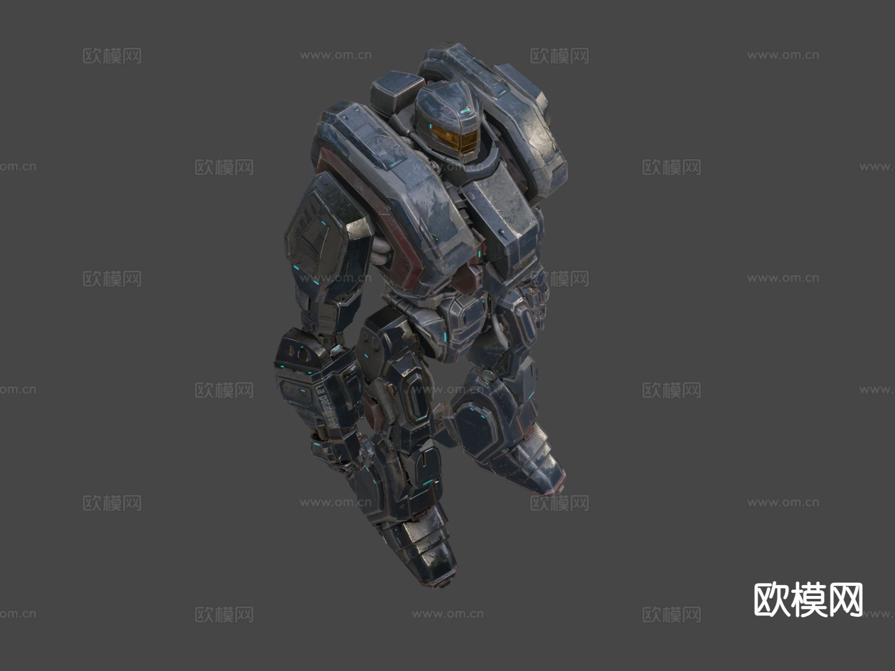 启发杰格机器人su模型下载（渲染图5）