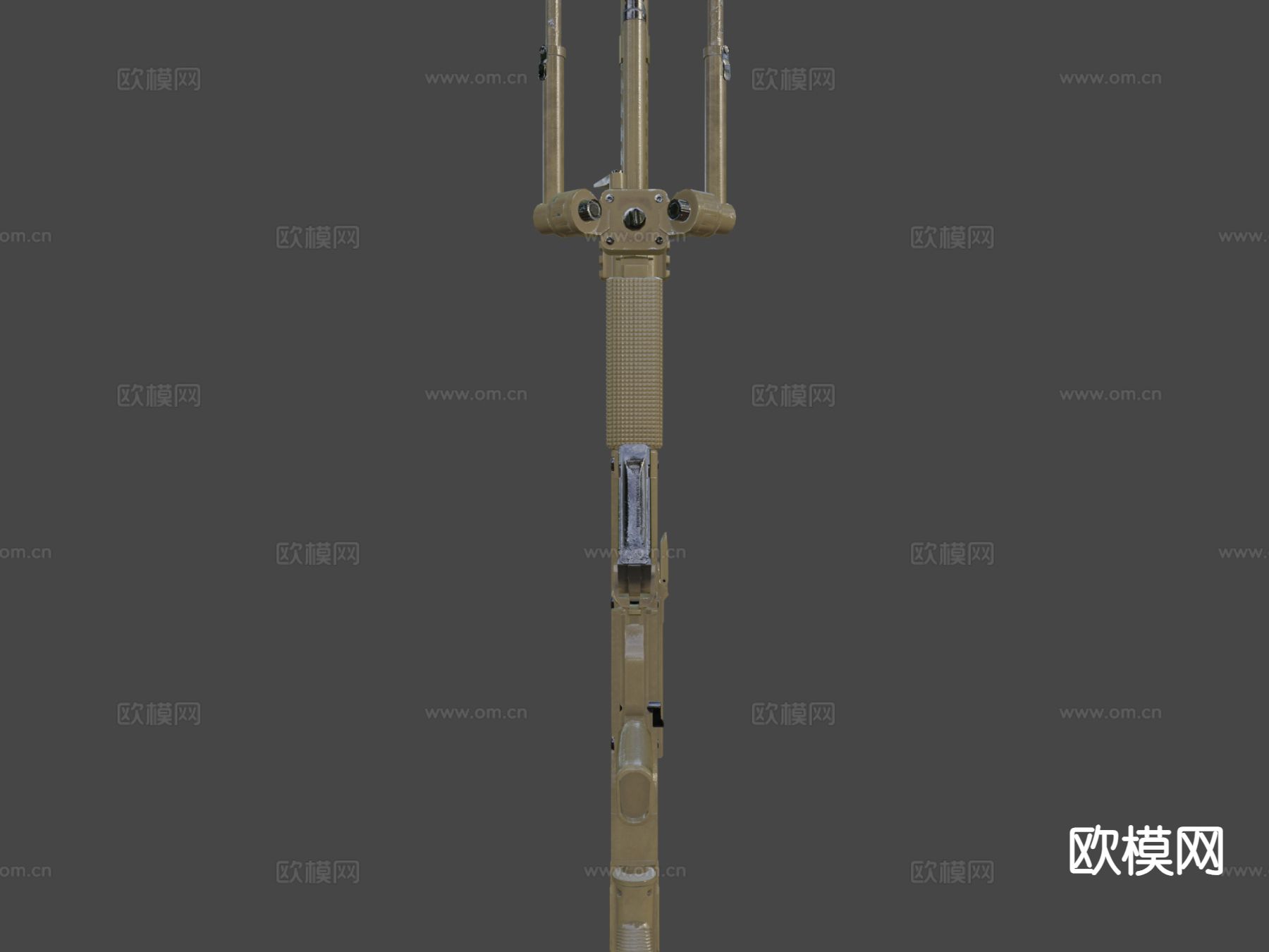 管制武器步枪su模型下载（渲染图6）