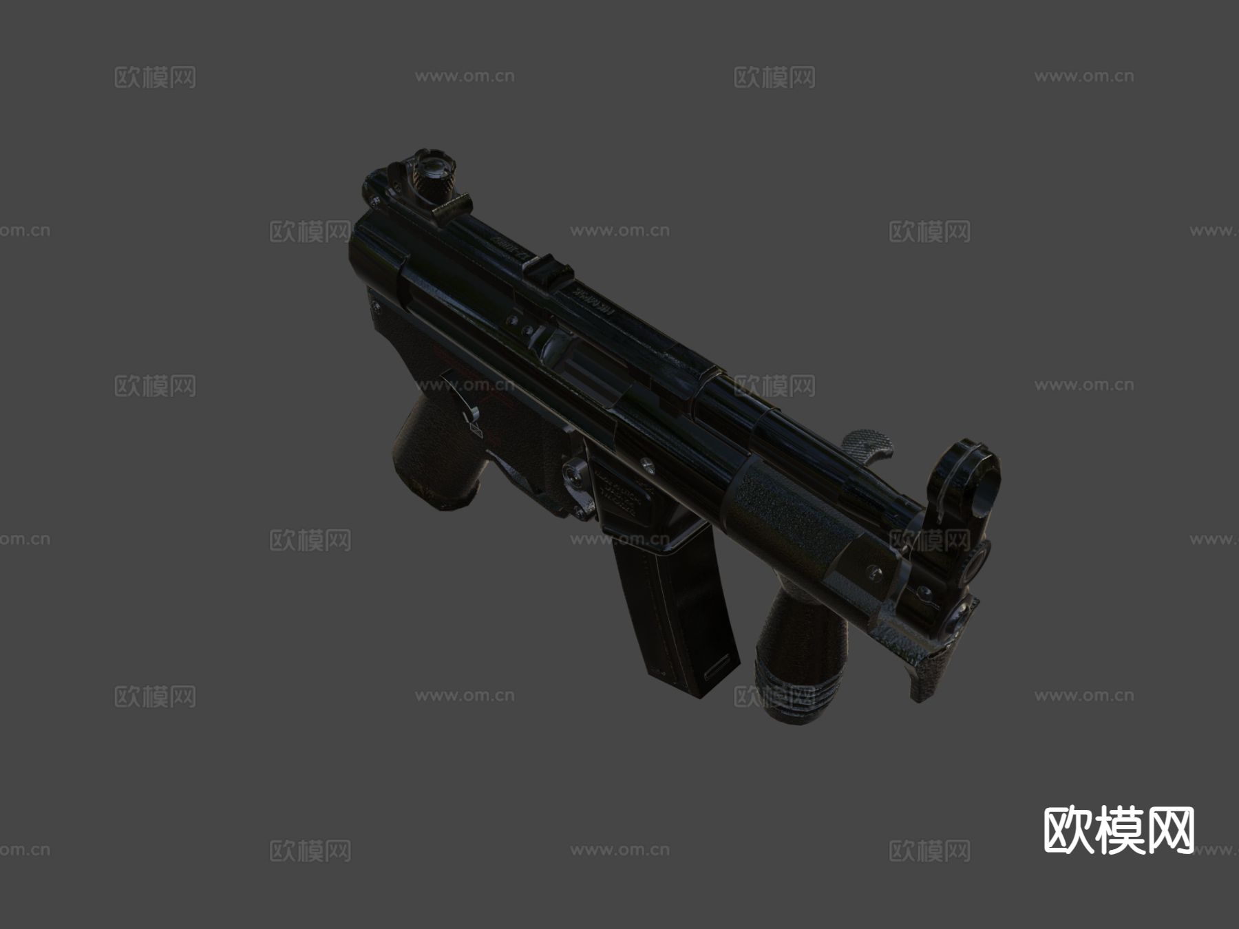 榴弹炮su模型下载（渲染图6）