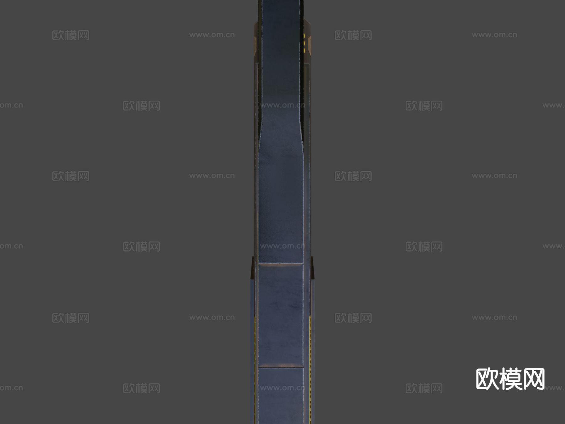 科幻手枪su模型下载（渲染图4）